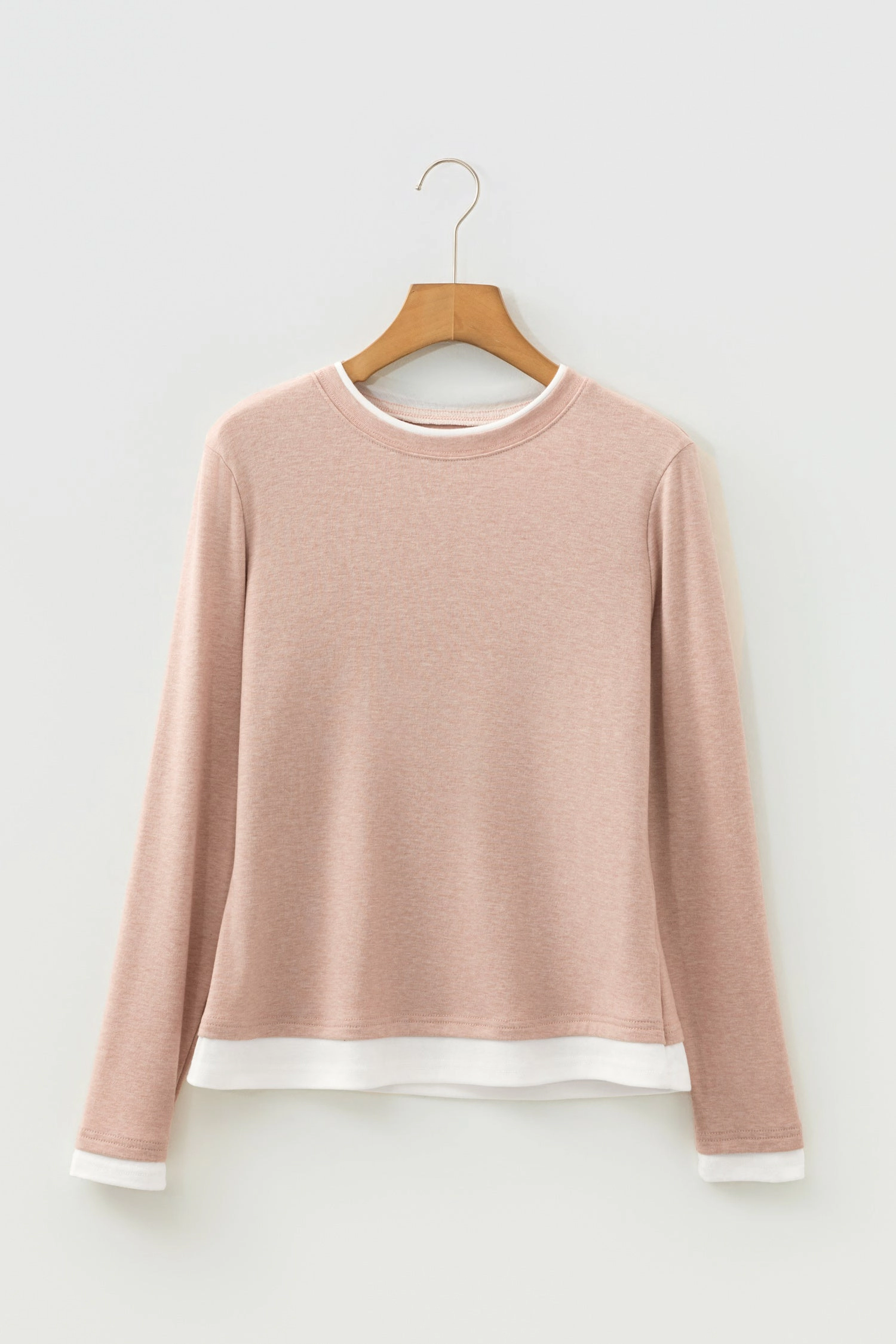 Threaded Pear Lexie Block Patchwork Long Sleeve Top