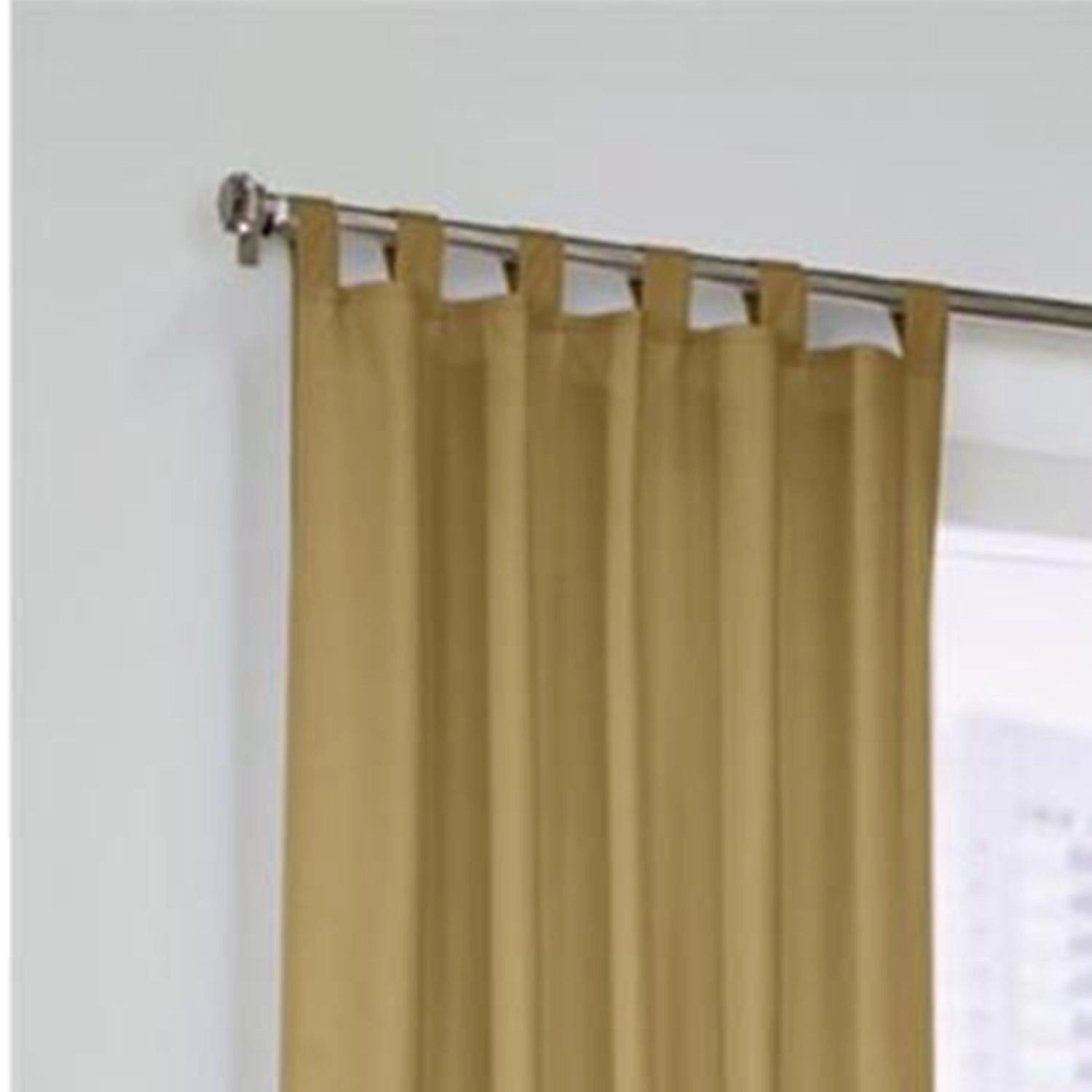 Thermalogic Prescott Fashionable and Functional Tab Top Panel - 2-Piece - 80x84", Camel
