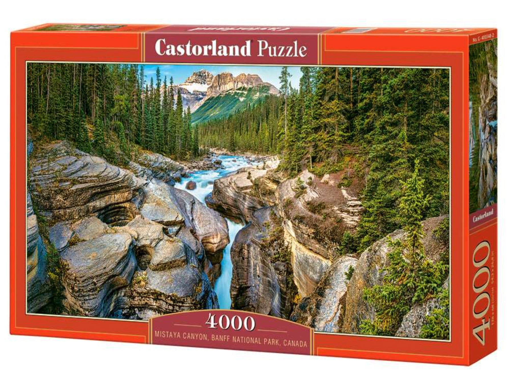 CASTORLAND 4000 Piece Jigsaw Puzzles, Mistaya Canyon, Banff National Park, Canada, C-400348-2