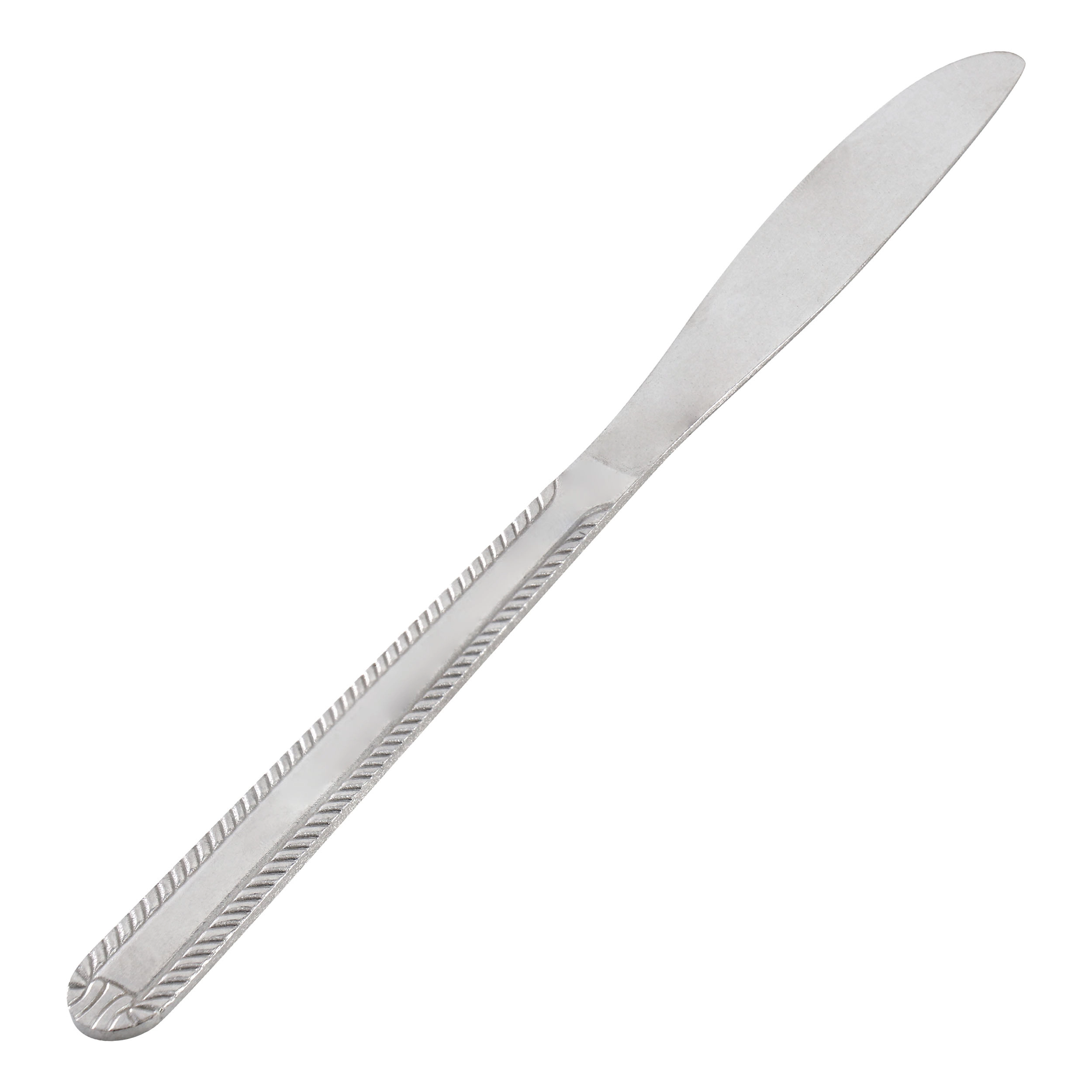 Gibson Home Tustin 3 Piece Stainless Steel Dinner Knife Flatware Set in Silver