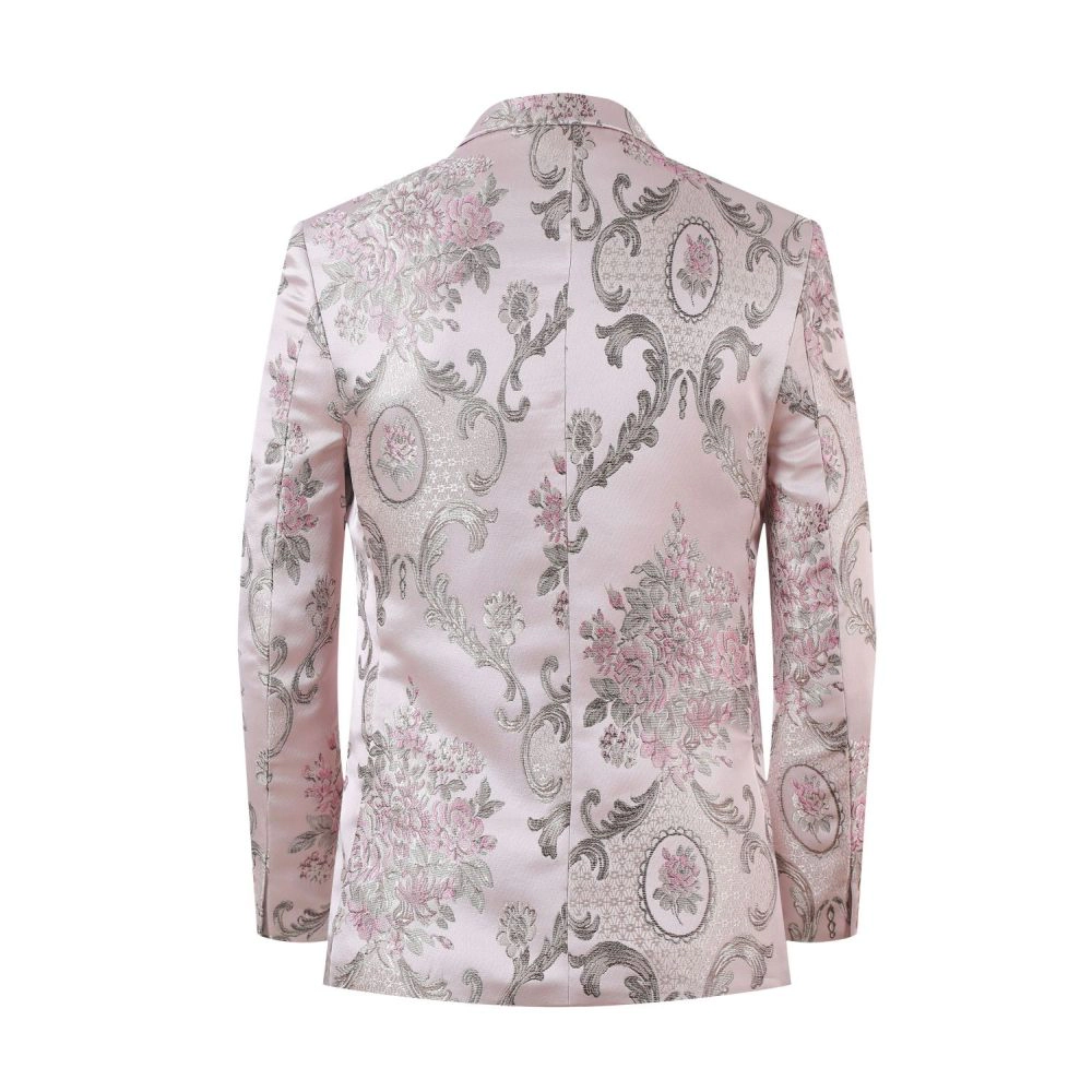 Elie Balleh Men's Slim Fit Floral Sports Coat Jacket