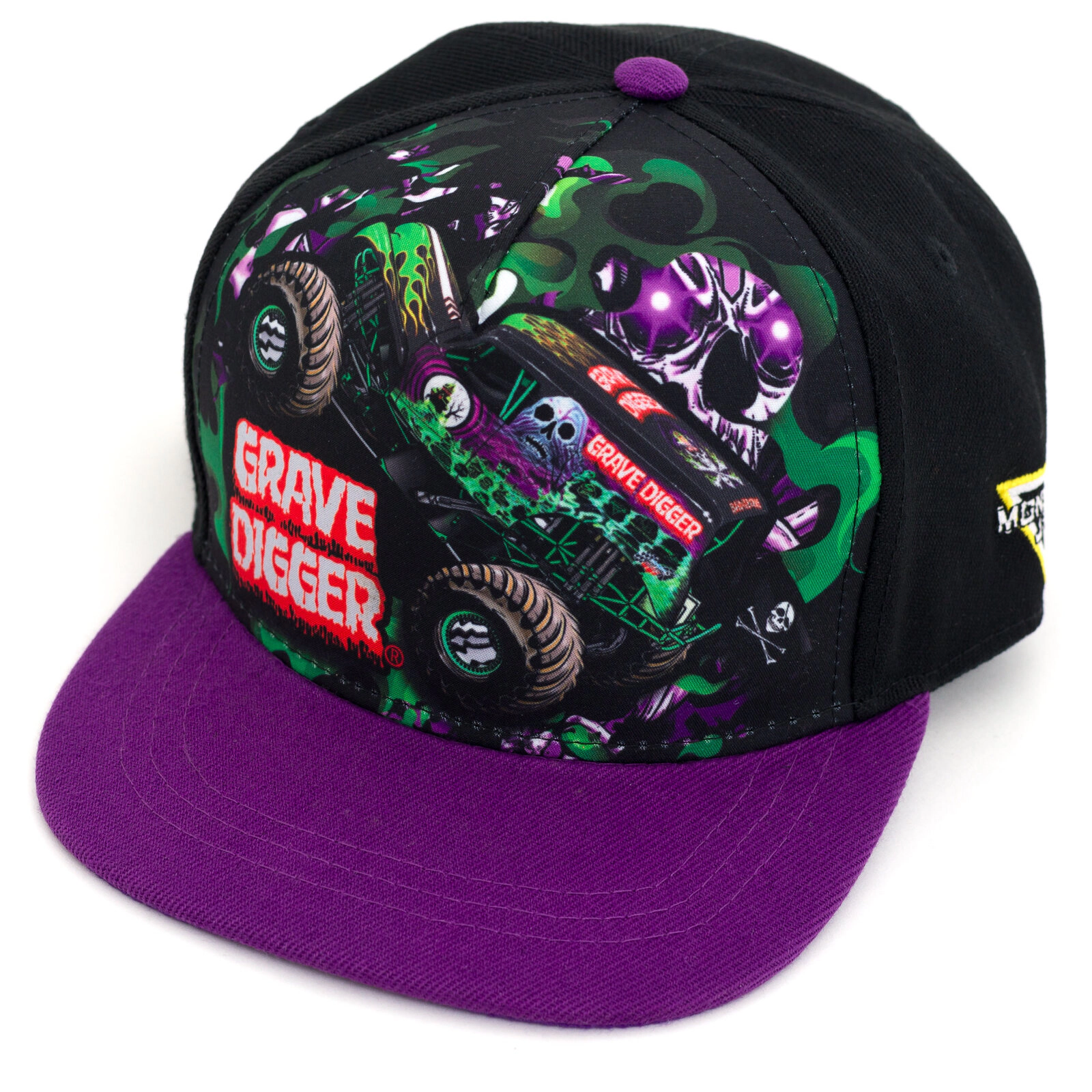 Monster Jam Grave Digger Boys' Strapback Baseball Cap