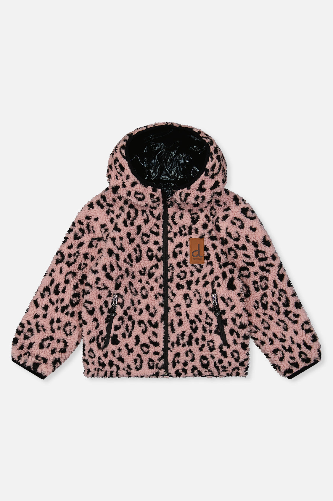 Deux par Girls Sherpa and Water-Resistant Reversible Mid-Season Jacket
