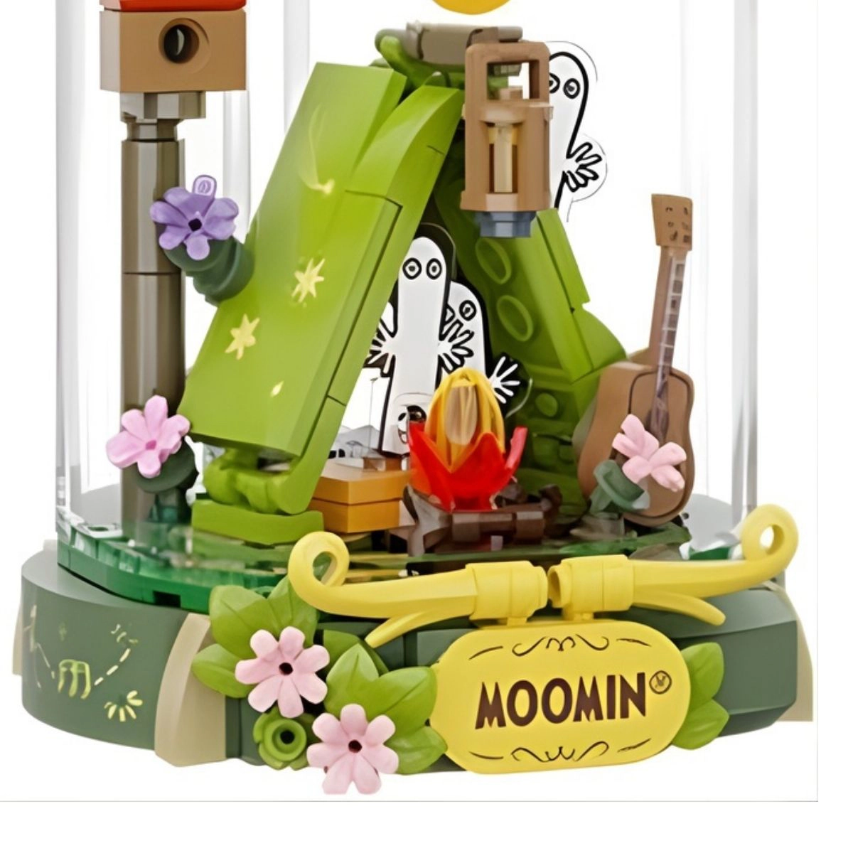 Pantasy Moomin Snufkin's Concert #87203 Building Block Set - 221-Piece Wonderland Series