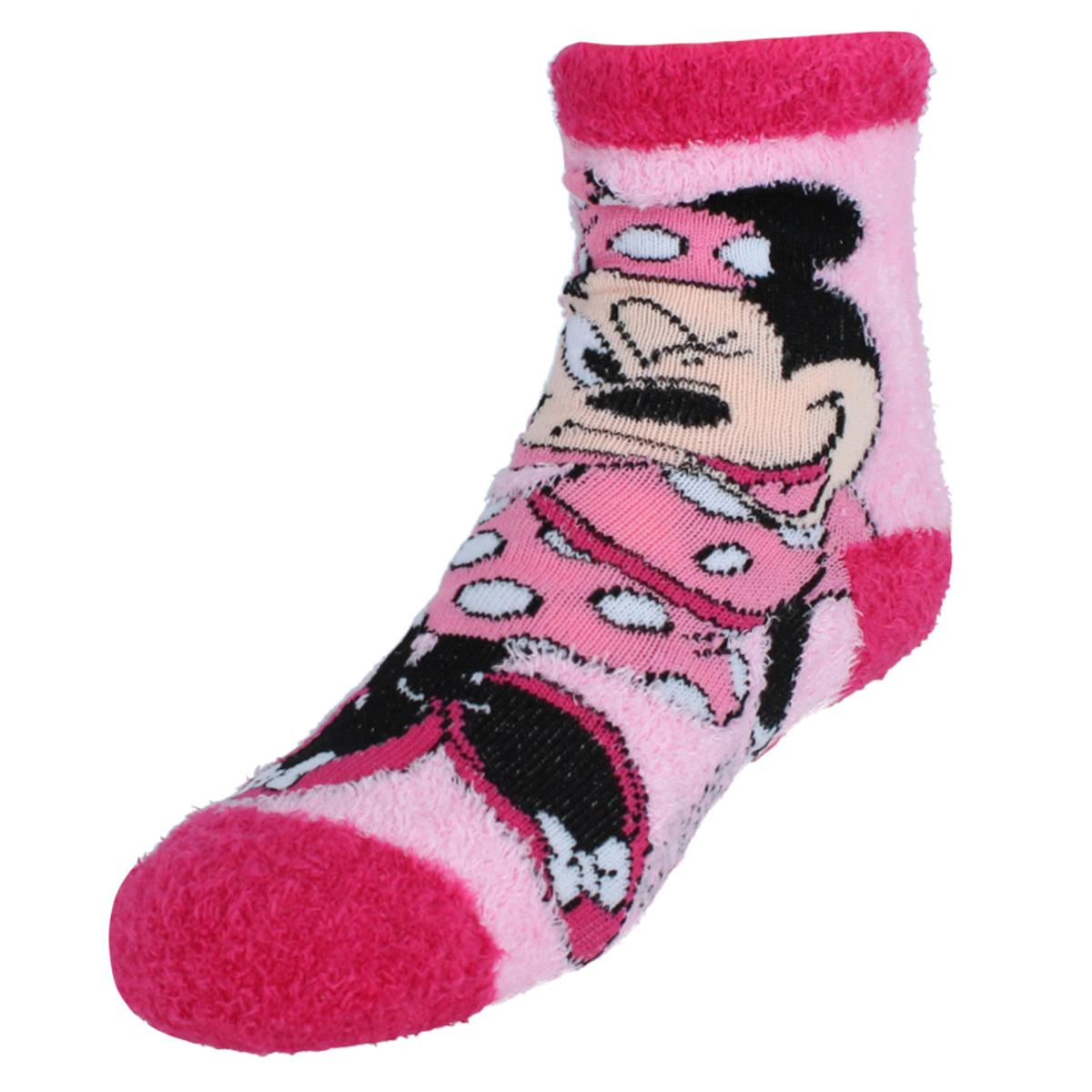 Textiel Trade Girl's Minnie Mouse Fun Day Fluffy Socks (2 Pairs)