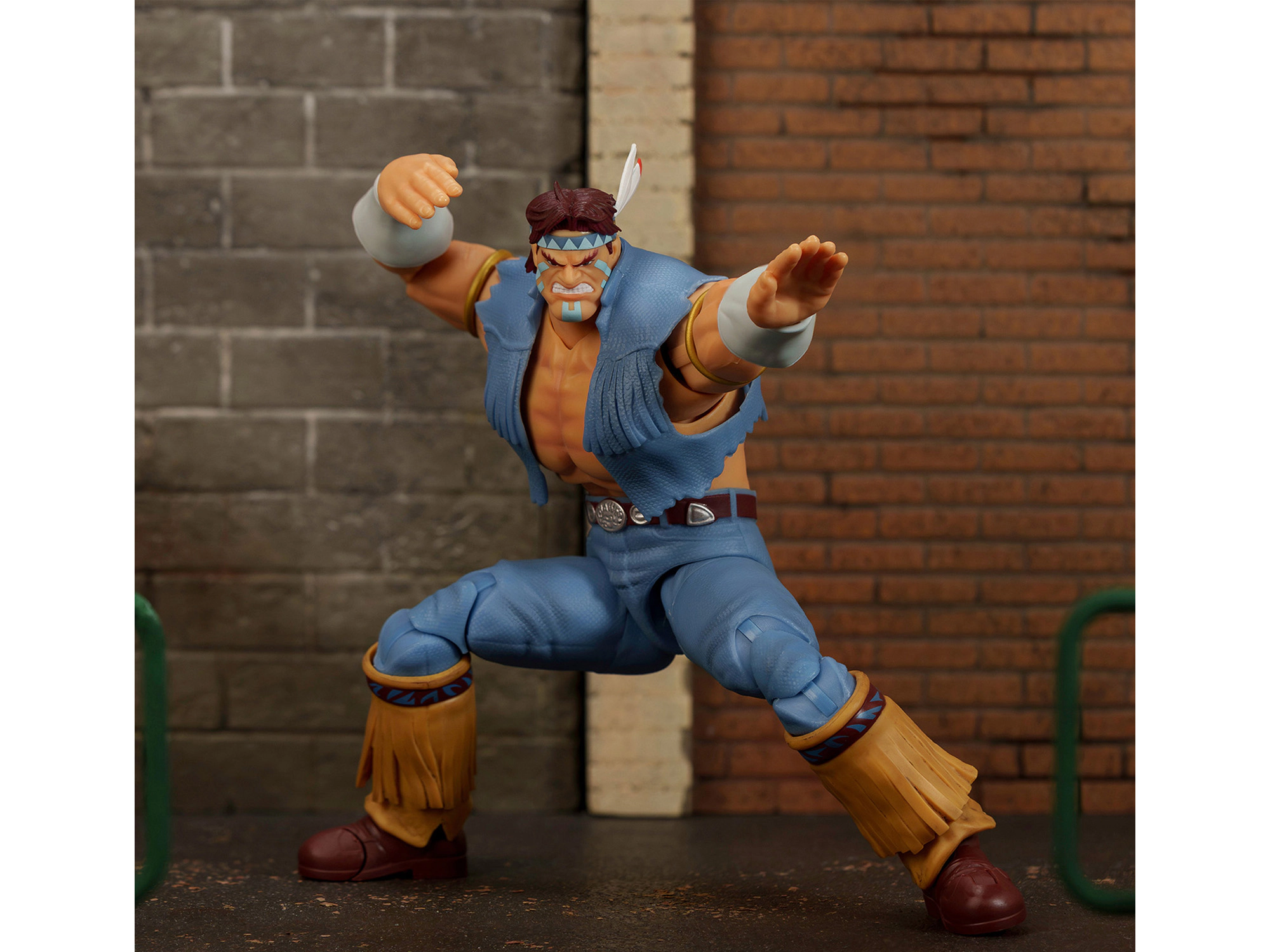 Jada T. Hawk 7.5" Moveable Figure with Accessories and Alternate Head and Hands "Ultra Street Fighter II: The