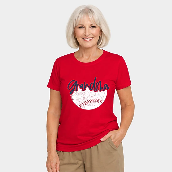 Simply Sage Market - Grandma Baseball - Women's Short Sleeve Graphic T-Shirt