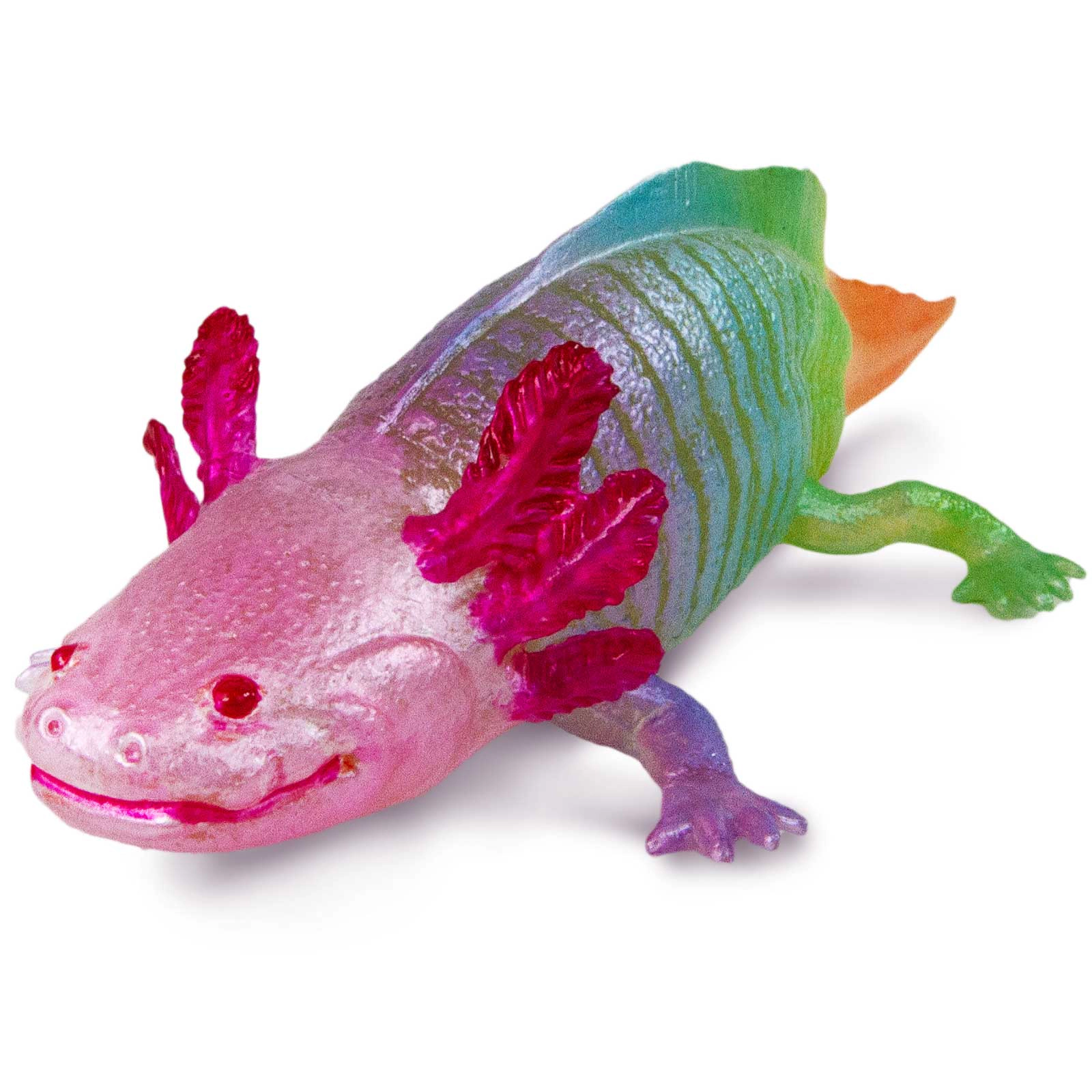 Safari Ltd. - Rainbow Axolotl Kids Toy Figure