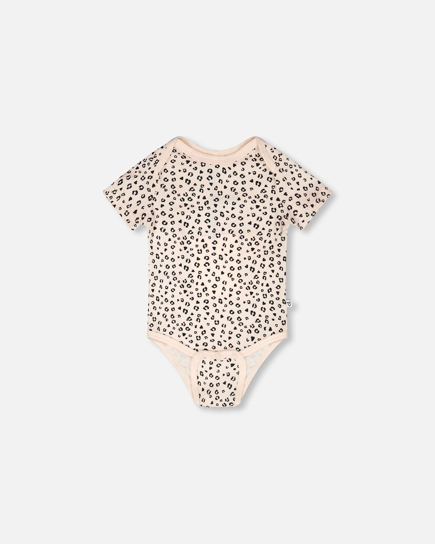 Deux par Deux Girls Evolutive Organic Cotton Jersey Onesie Animal Print