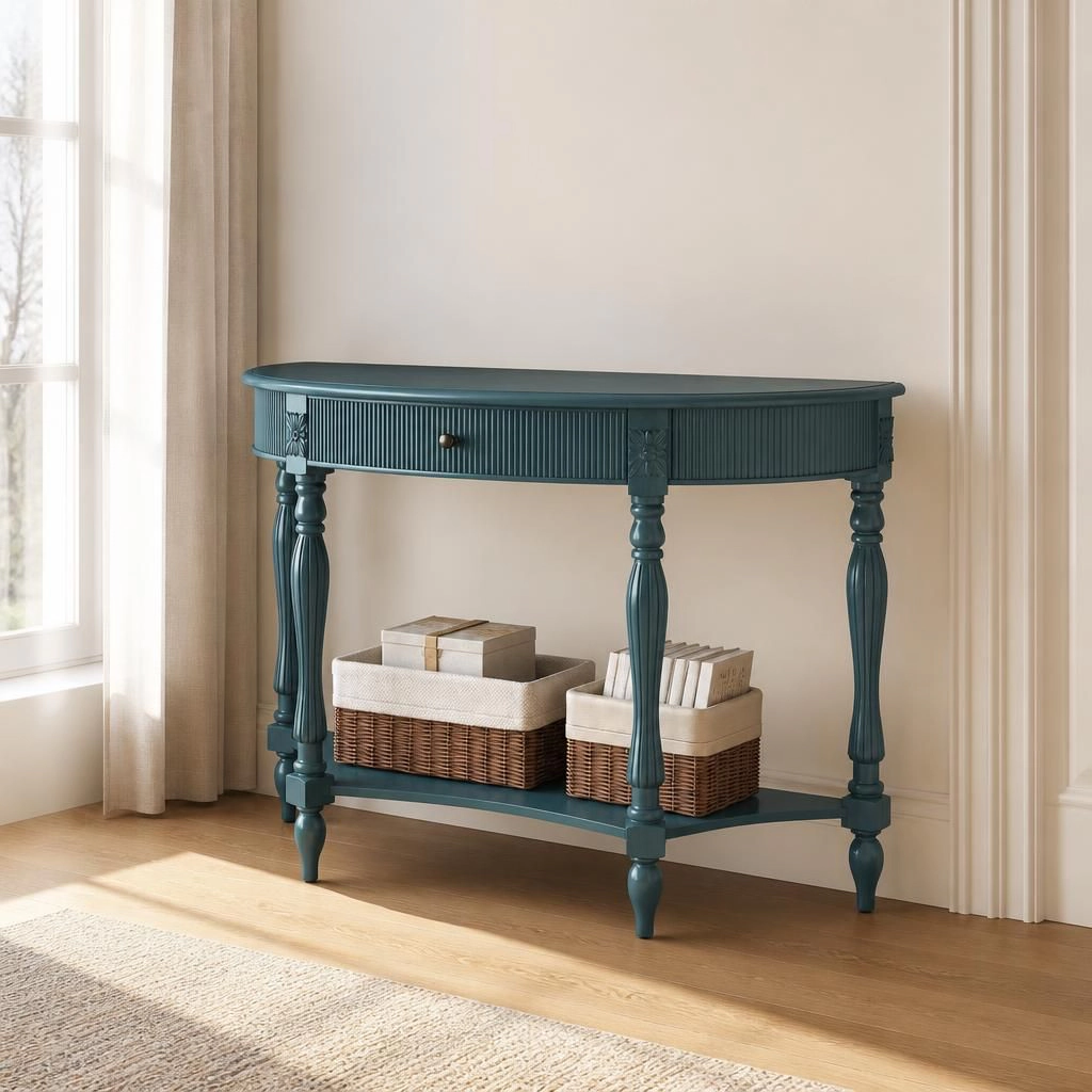 GOODSILO Narrow Rectangular Console Table Accent