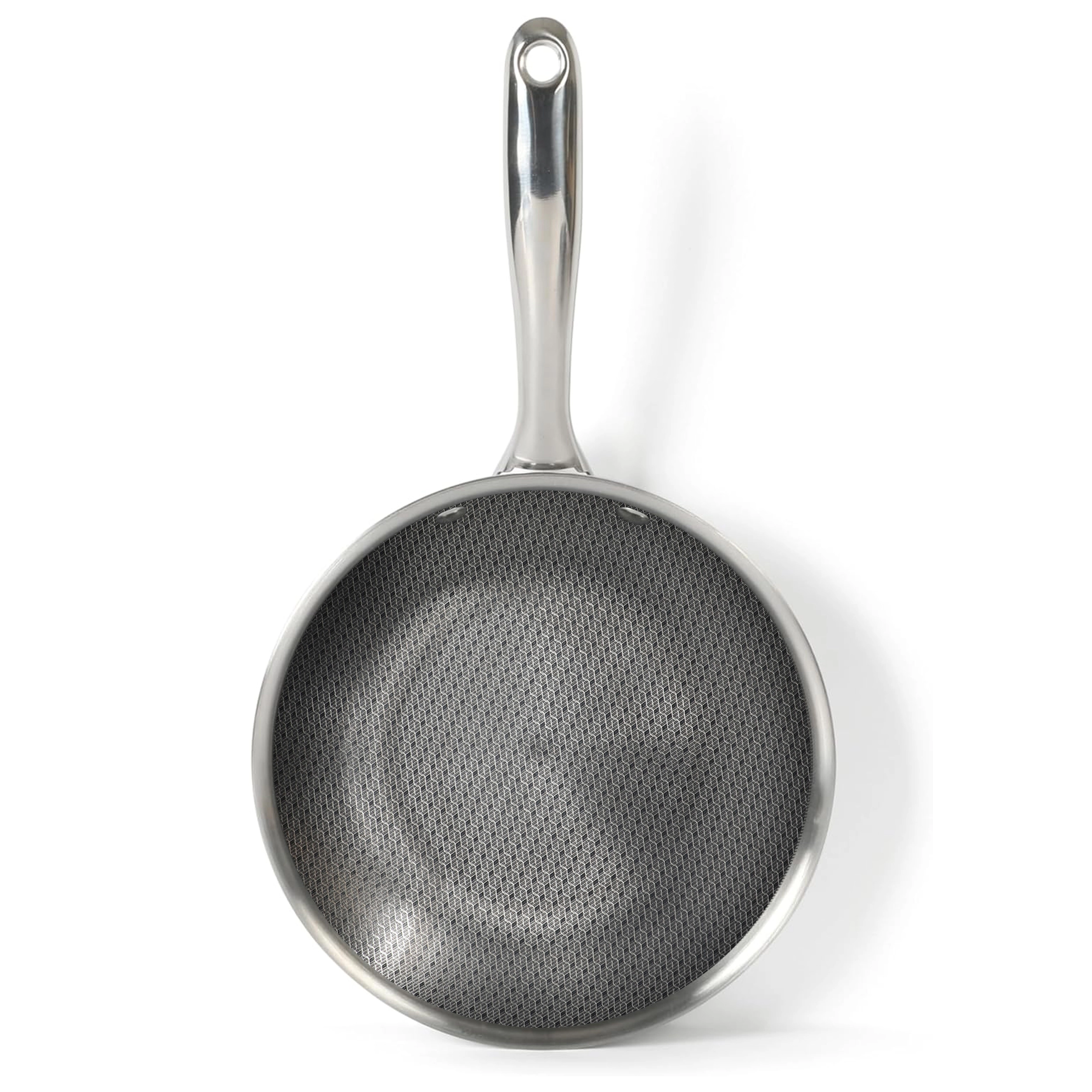 Oster Modessa 8 Inch Nonstick Triply Stainless Steel Frying Pan in Silver