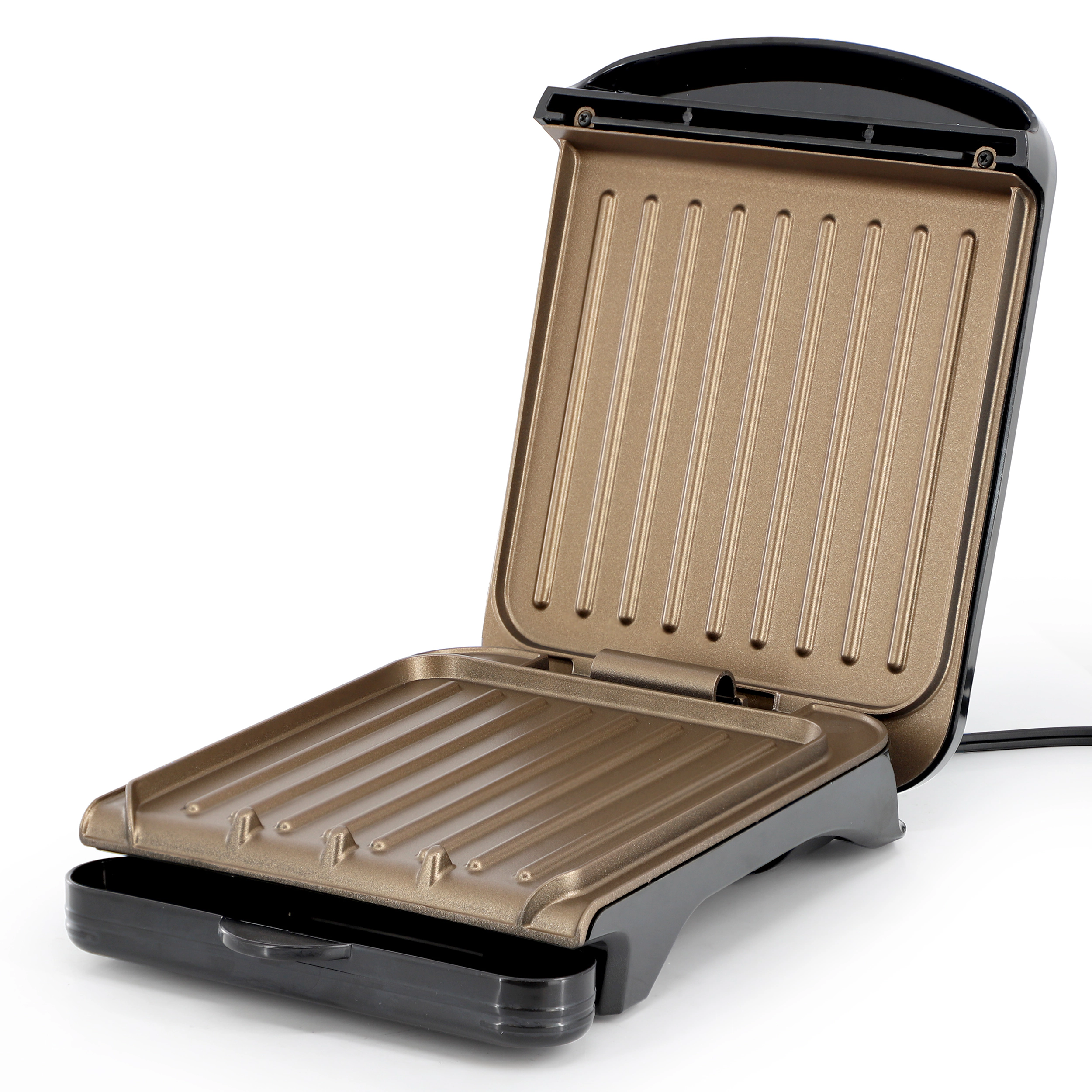 George Foreman 40 Square Inch Nonstick Electric Panini Grill with Drip Tray