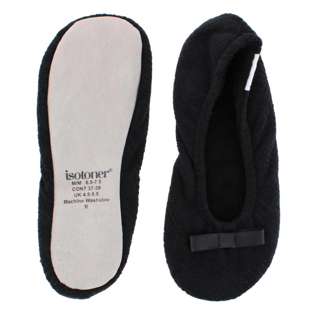 Isotoner Women's Sculpted Microterry Ballerina Slippers