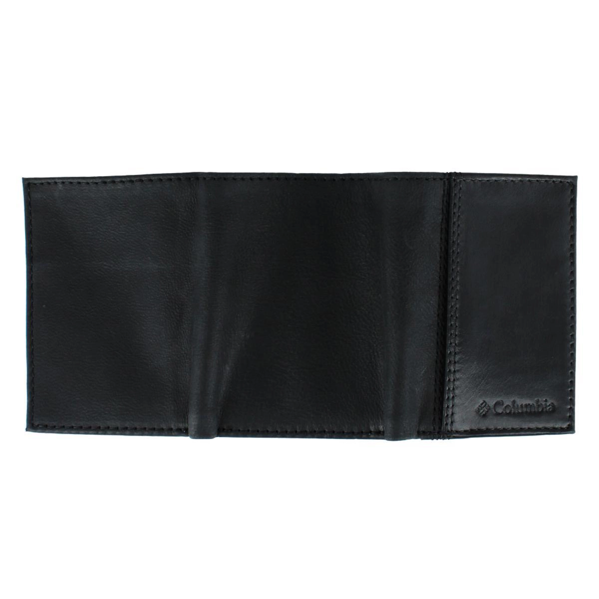 Columbia Men's Leather RFID Trifold Wallet with Front Pocket