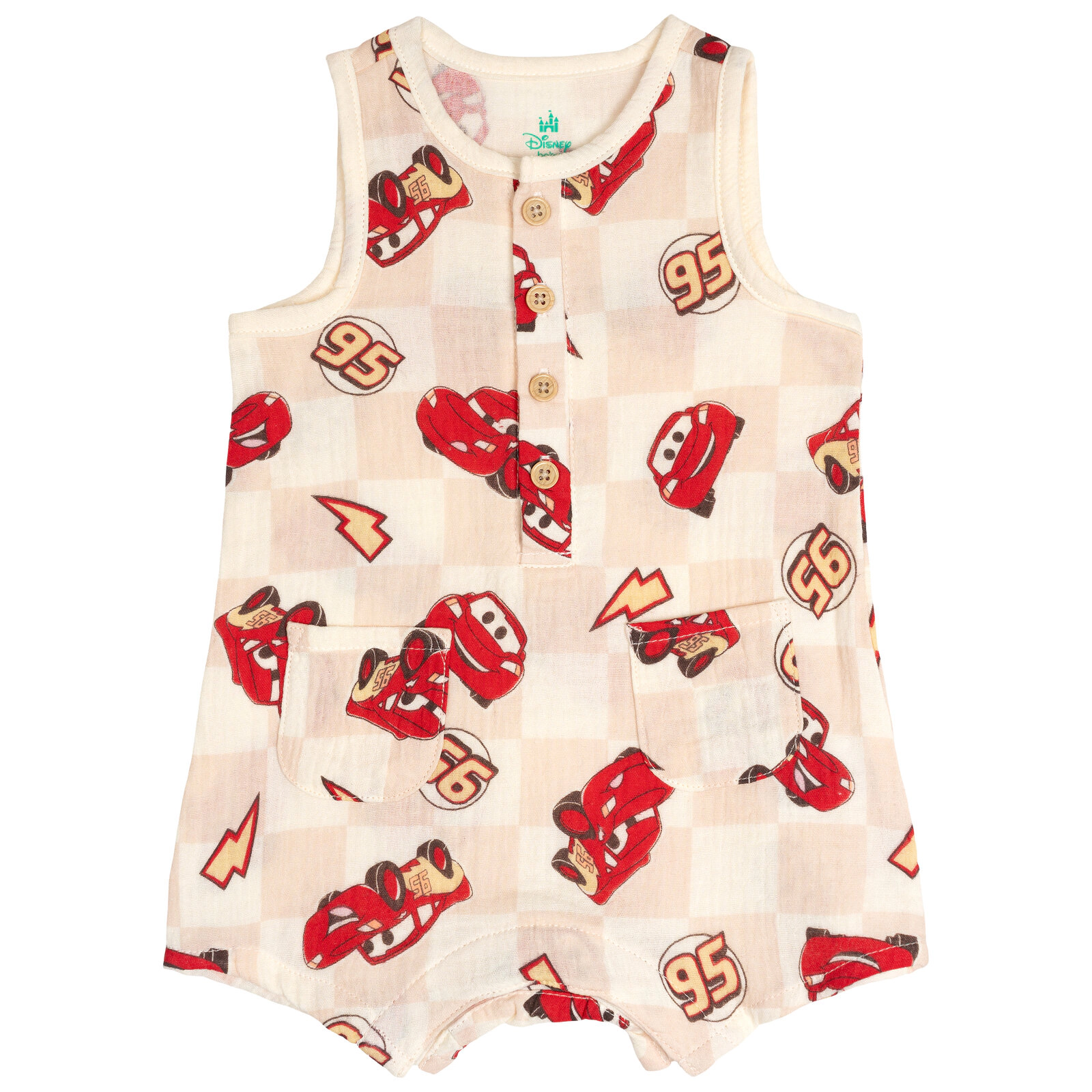 Disney Boys' Sleeveless One Piece Romper