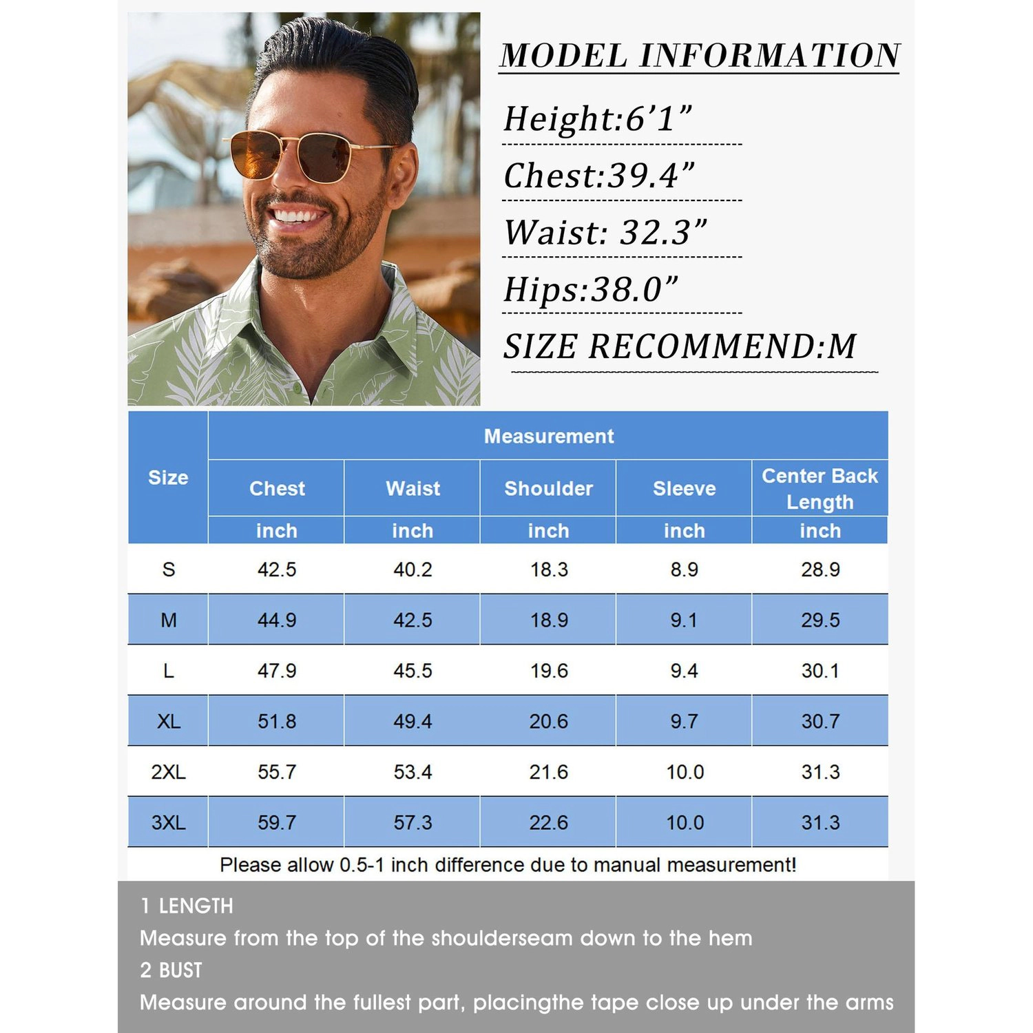 COOFANDY Mens Tropical Print Short Sleeve Shirts  Lapel Collar Beach Aloha Top