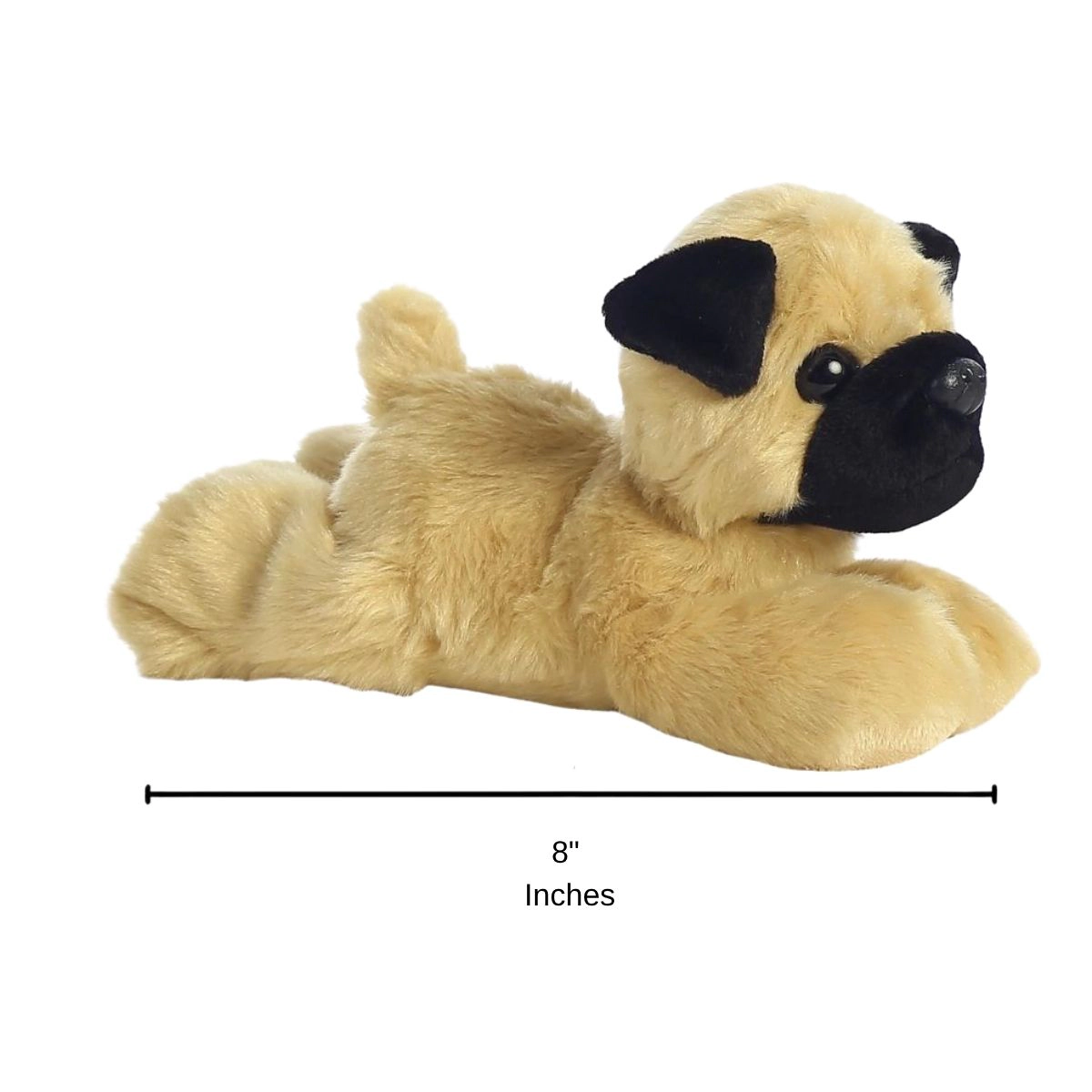 Aurora Mini Flopsie Mr. Pugster Pug 8-Inch Stuffed Animal Plush