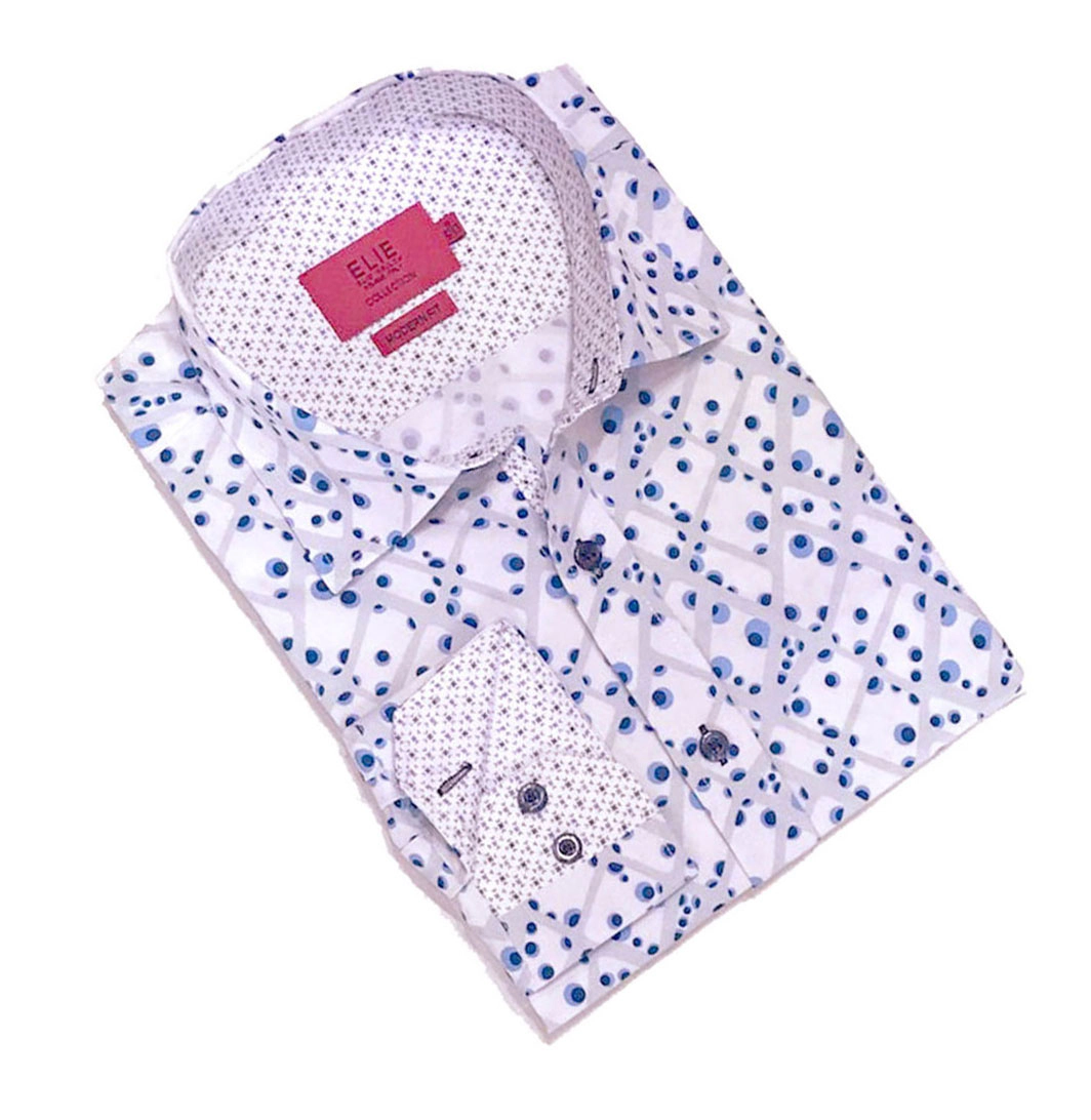 Elie Balleh Boys Slim Fit Dress Button-Down Shirt