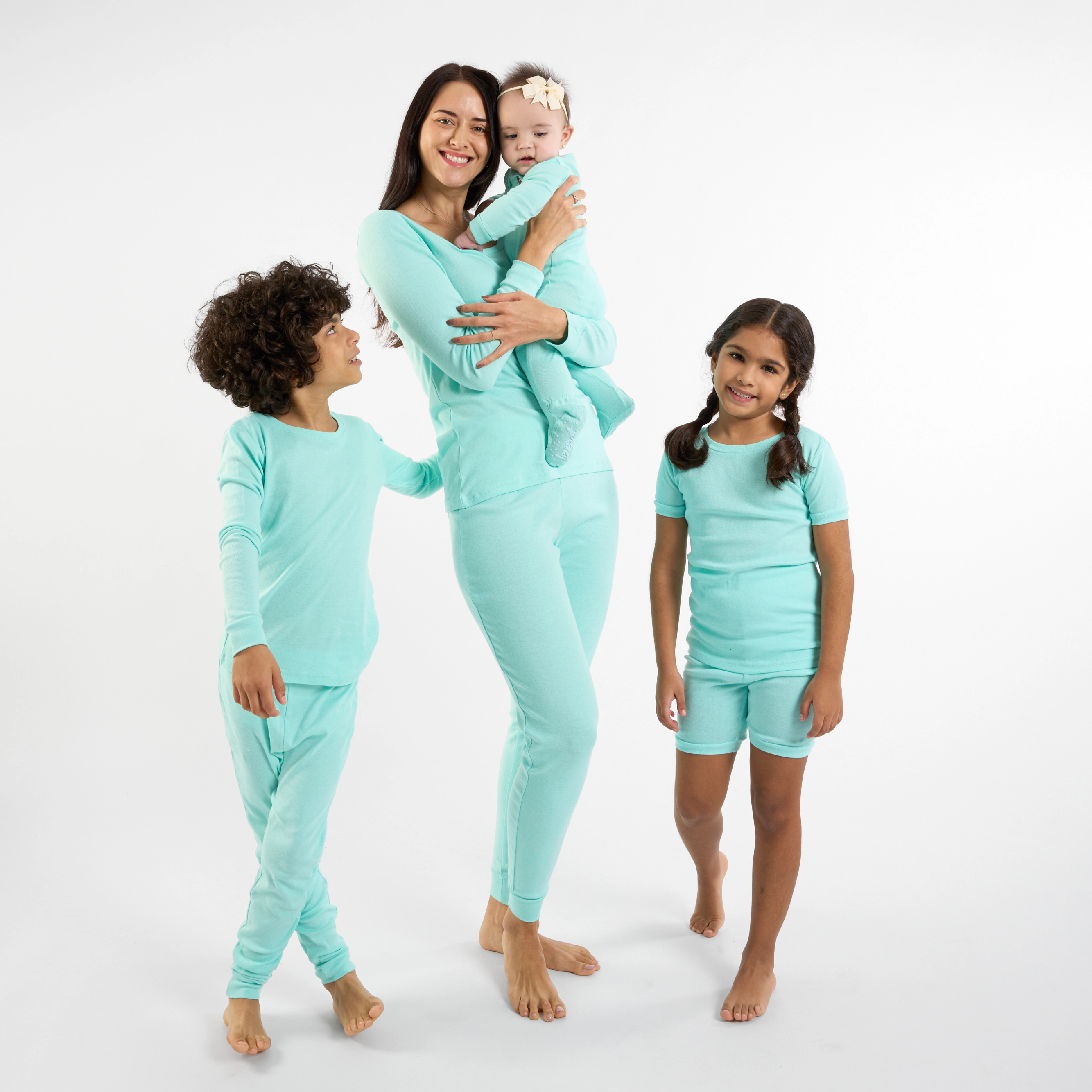 Leveret Kids 2-pc. Cotton Solid Short Sleeve Shirt & Shorts Pajama Set