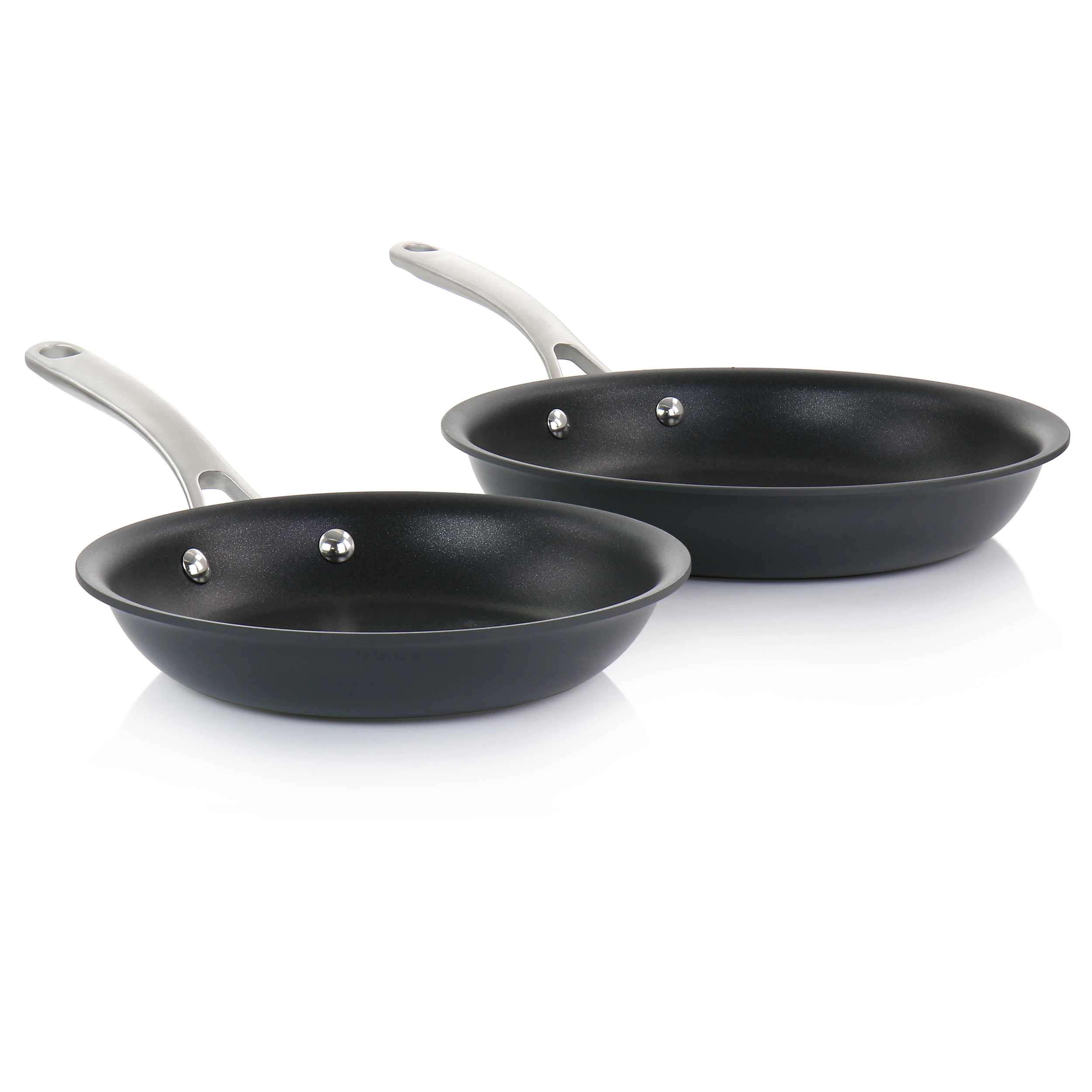 Martha Stewart 10 Piece Nonstick Hard Aluminum Cookware Set in Matte Black