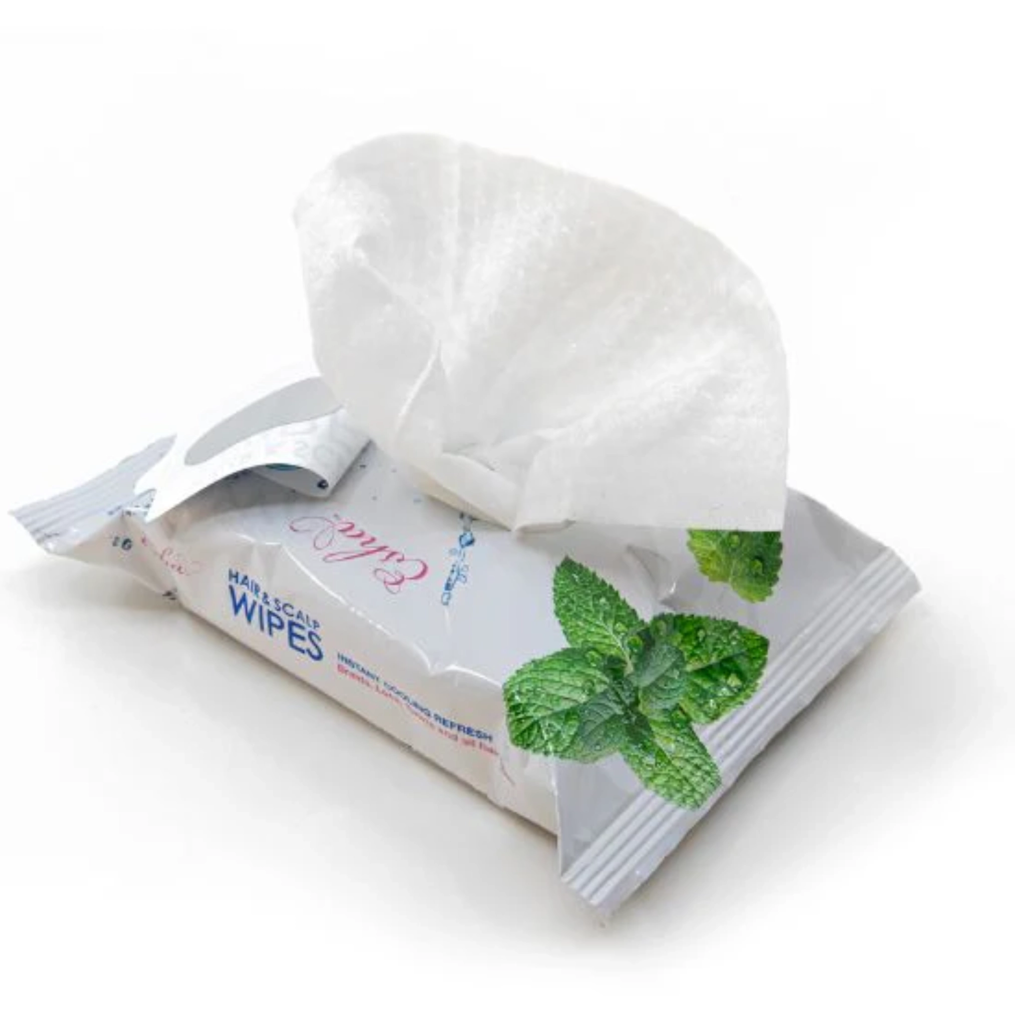 Esha Unisex Menthol-Infused Cooling Cleansing Wipes Hair & Scalp Wipes