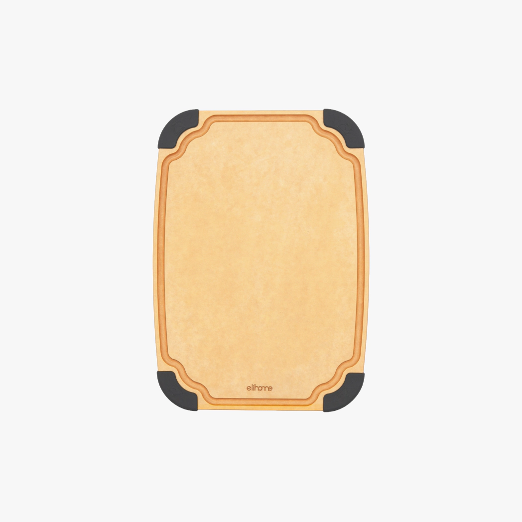 Elihome Essential Series Cutting Board - Eco-Friendly Fiberwood, Non-Slip, Heat-Resistant, Reversible