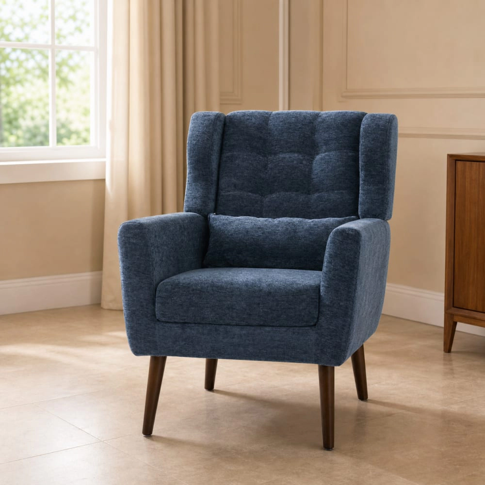 GOODSILO Soft Chenille Accent Chair Versatile Seating