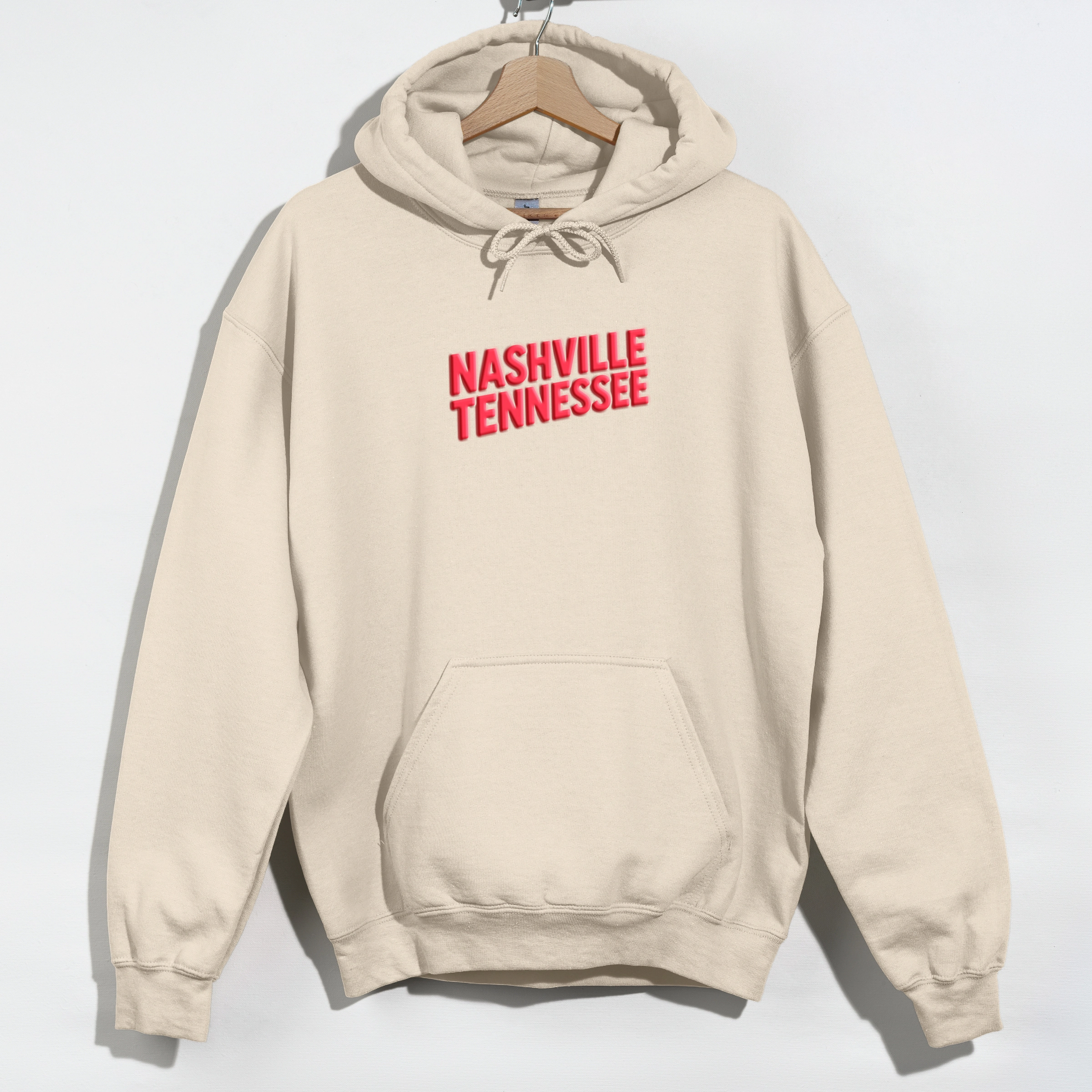 Simply Sage Market - Women's Graphic Hoodie Nashville Vibrant Puff Print