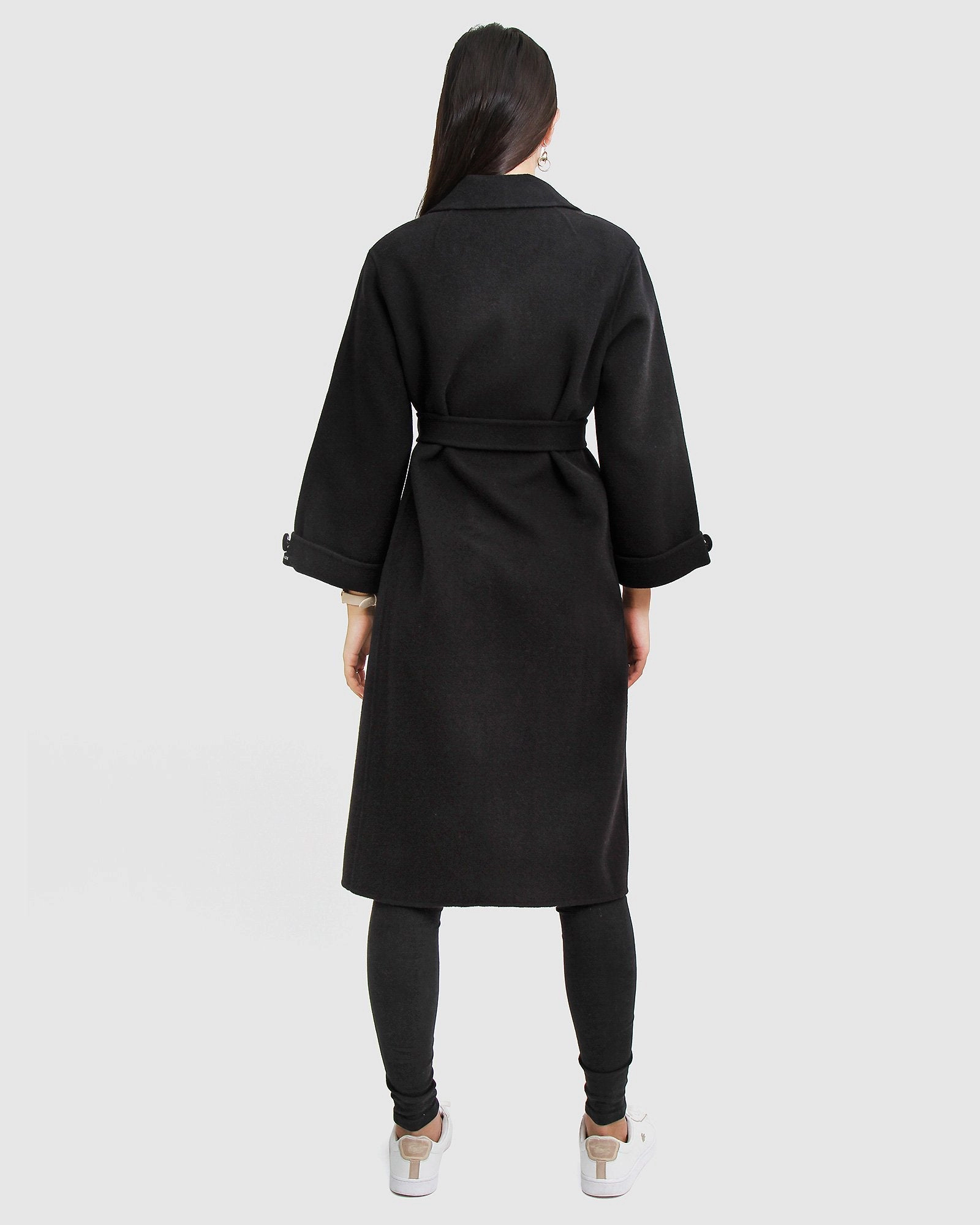 Belle & Bloom Womens Stay Wild Oversized Wool Coat