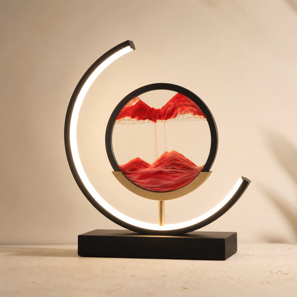 EP Light Moving Sand Painting Accent Table Lamp