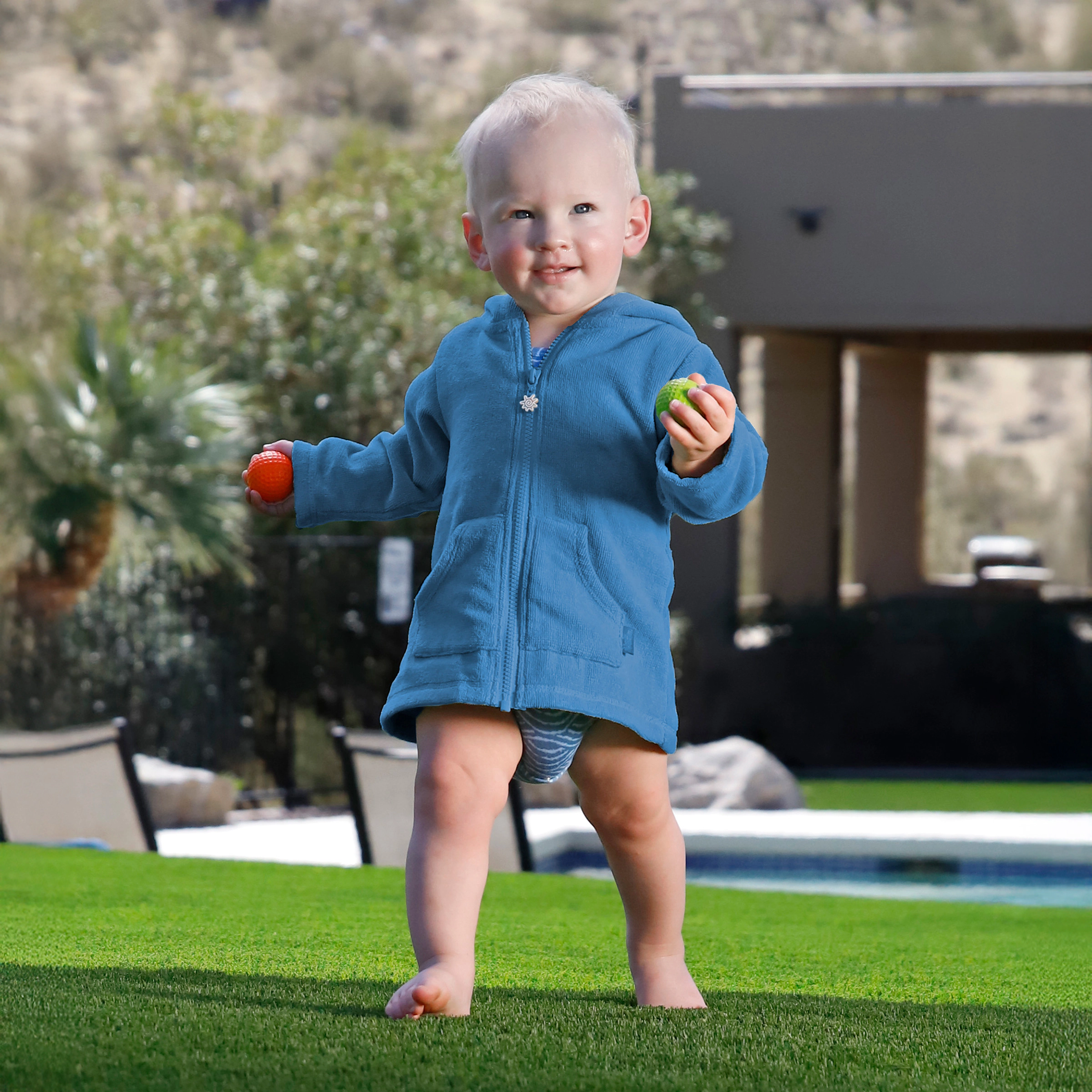 UV Skinz Baby Hooded Terry Beach Cover-Up