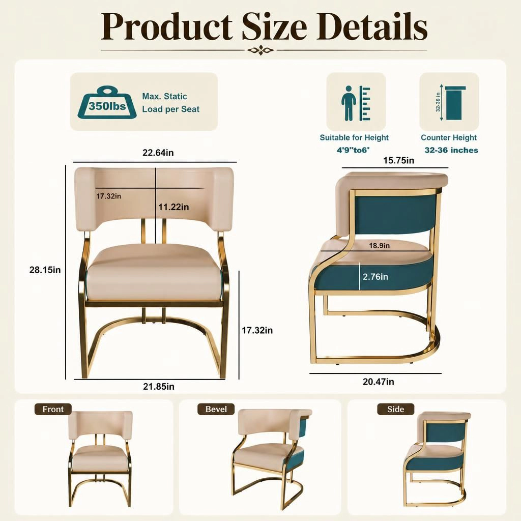 GOODSILO Comfortable Durable Dining Seating Chair