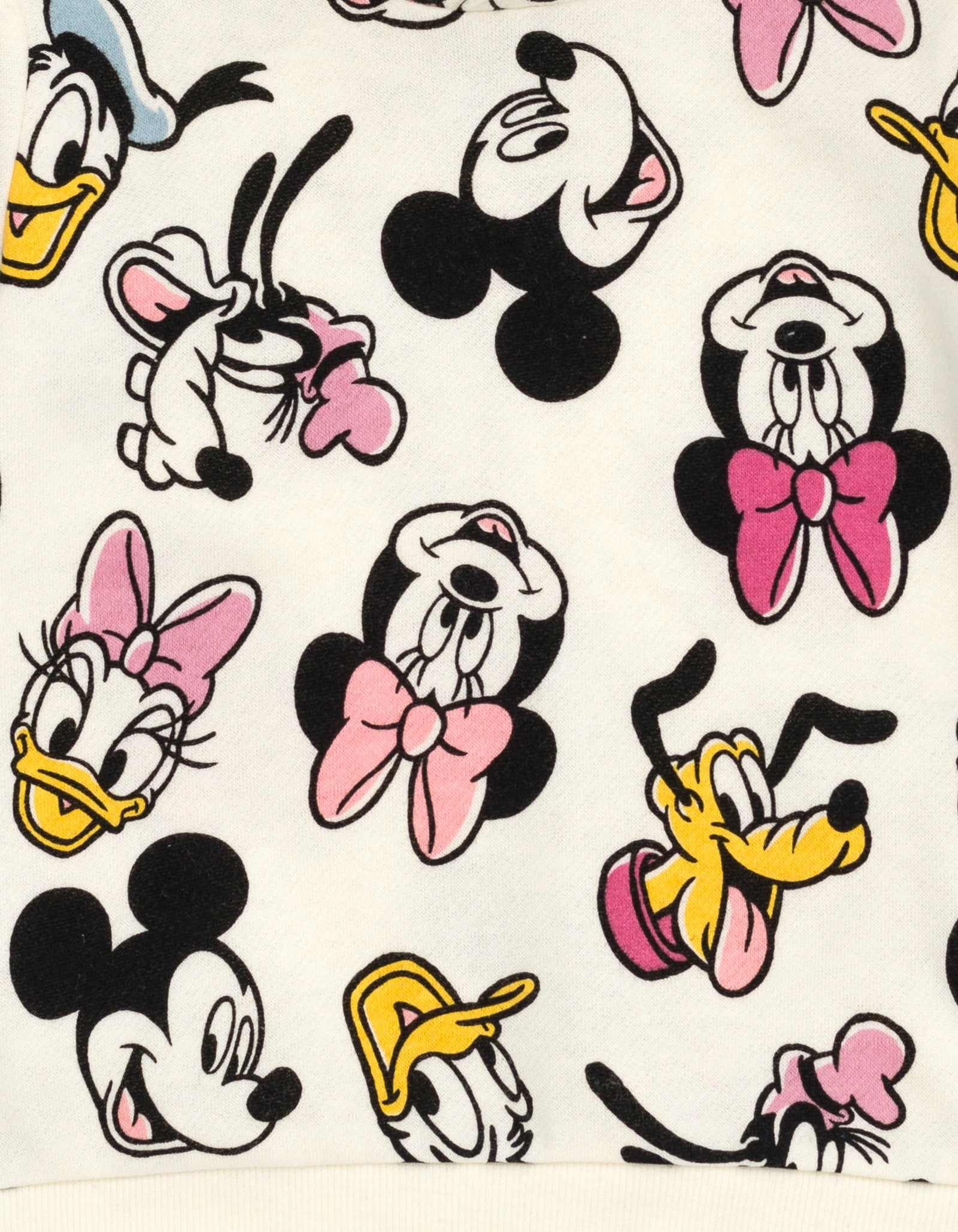 Disney Mickey Mouse & Friends Girls' Fleece Hooded Sweatshirt