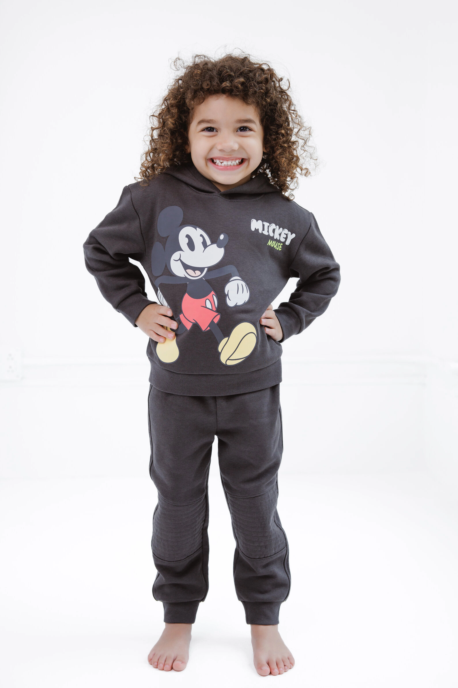 Disney Mickey Mouse Boys' Fleece 2-Piece Hoodie and Pants Set