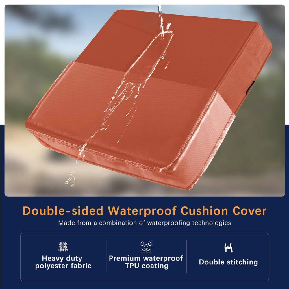 Radiant Essence Unisex Waterproof Patio Seat Cushion