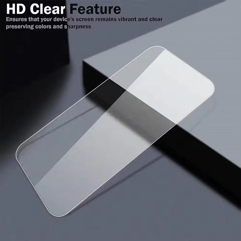 Qixxronics 3x Screen Protector for iPhone 15 Pro Max 6.7 inch Tempered Glass Anti-Scratch Glass Film Protector