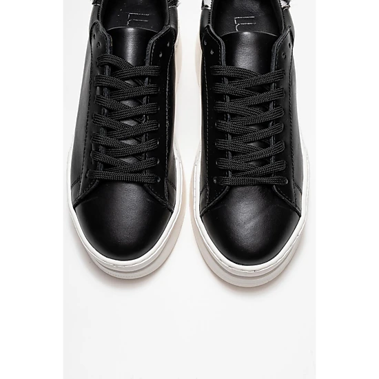 Forever & Always Womens Anabel Leather Platform Sneakers