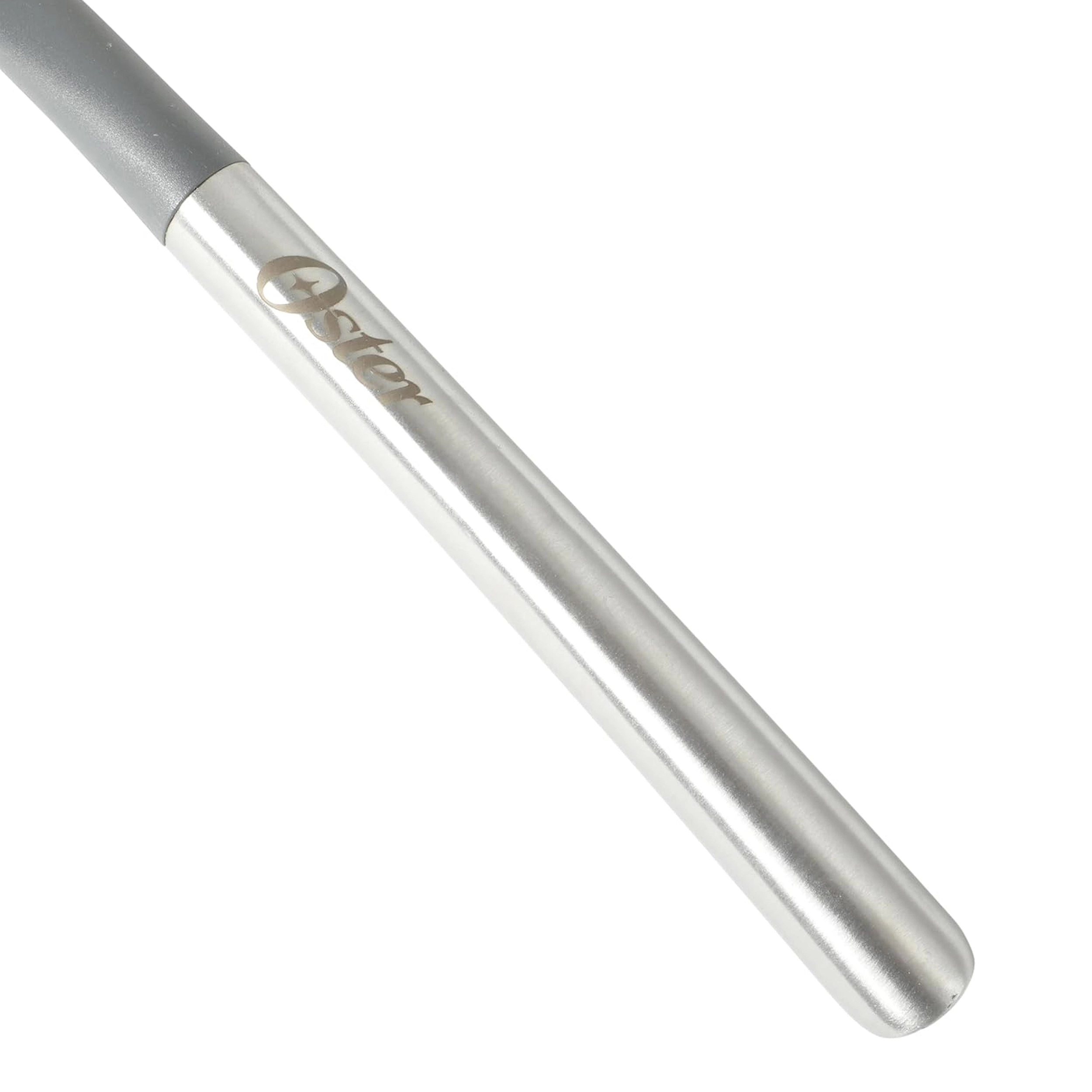 Oster Chadswyck 11 Inch Silicone Turner Spatula With Stainless Steel Handle in Silver