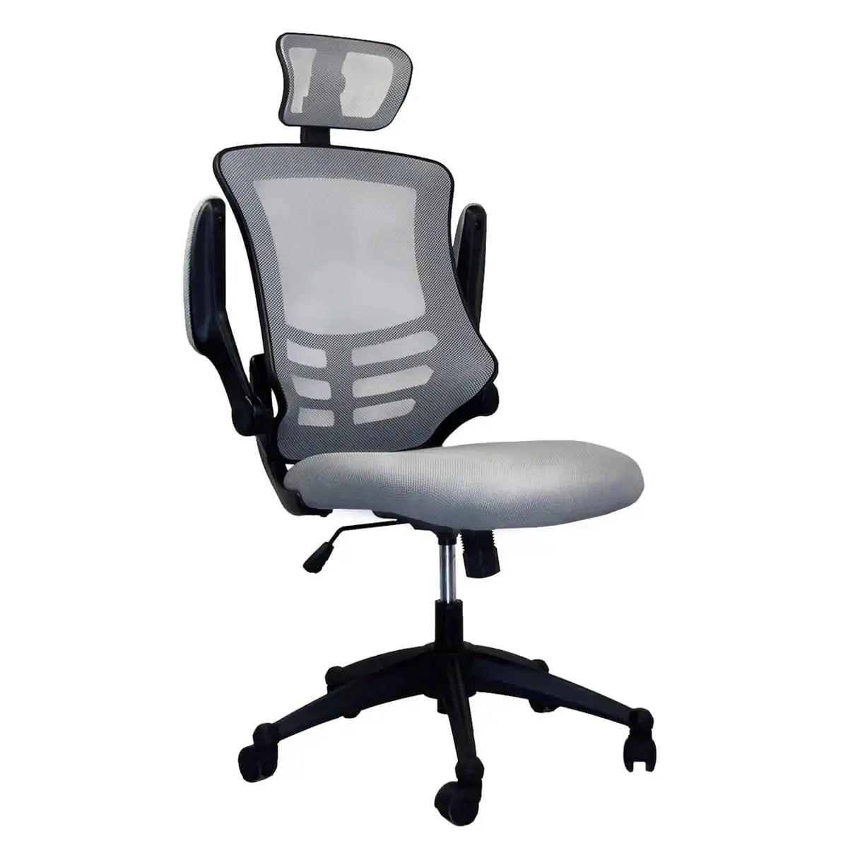 Platinum-Level Office Chairs Modern Mesh Executive Office Chair With Headrest And Flip-Up Arms