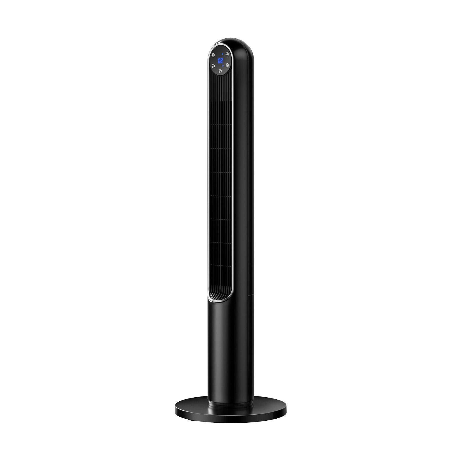 SlickBlue 42-Inch Bladeless Tower Fan with Remote Control and 14 Wind Settings