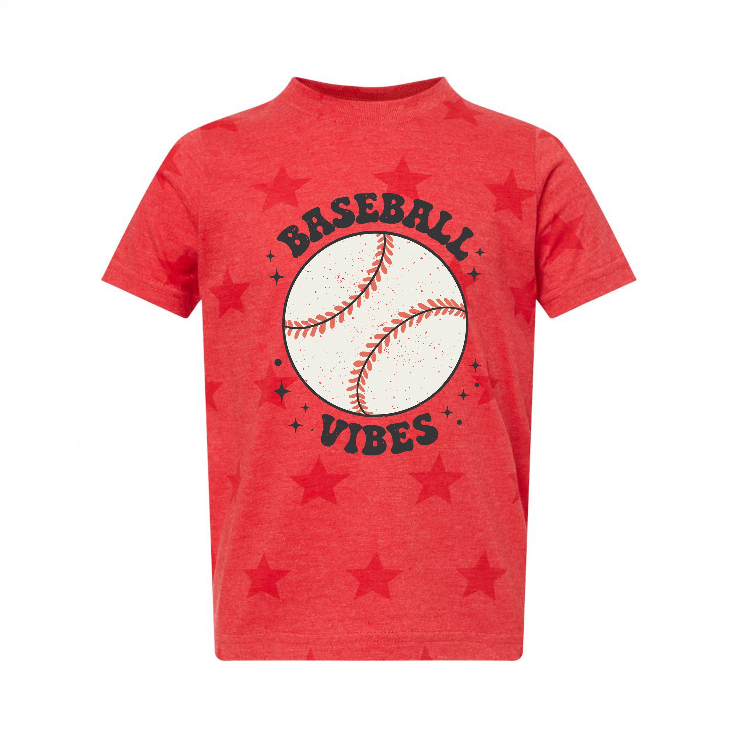 The Juniper Shop - Vintage Baseball Vibes Toddler Short Sleeve Star Tee