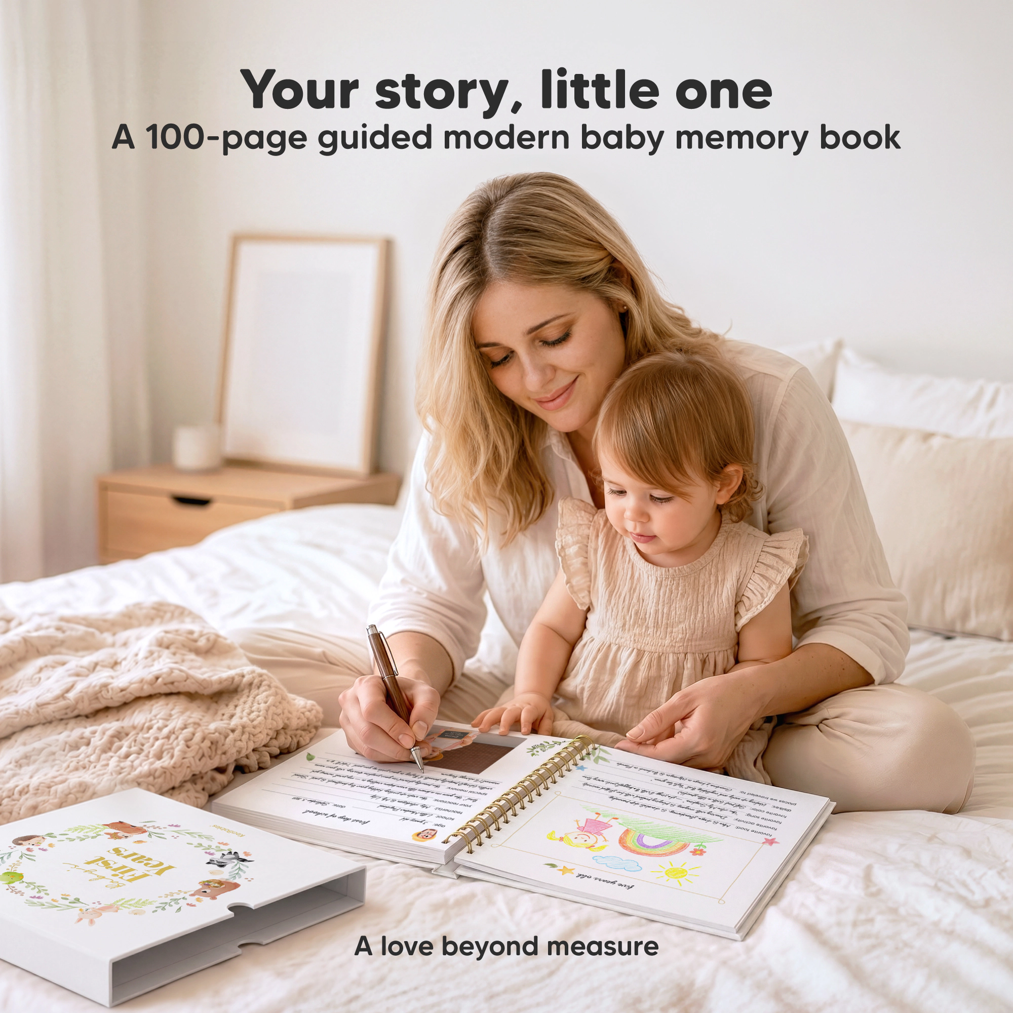 KeaBabies Muse Baby Memory Book