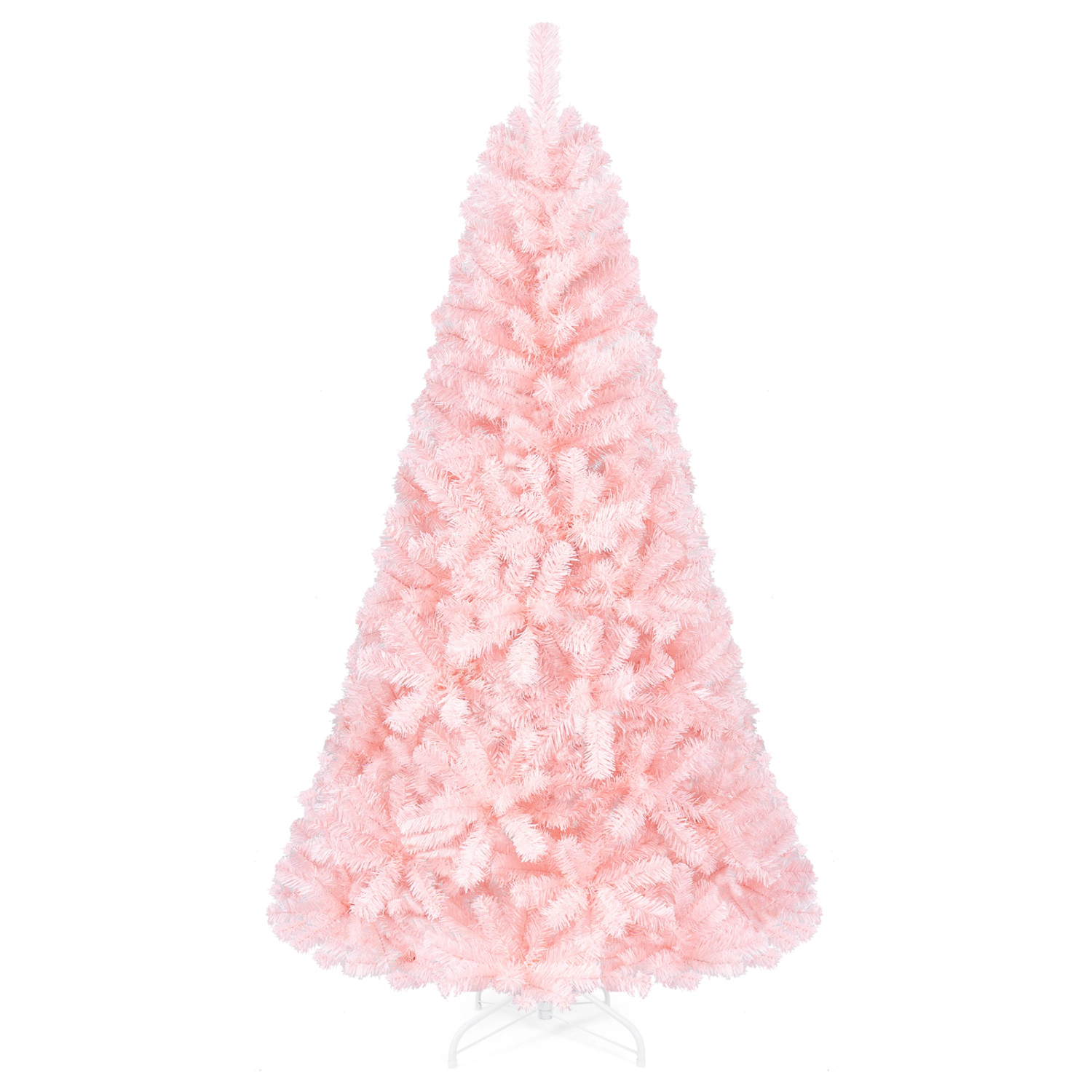 LJG 6/7 Feet Artificial Christmas Tree Hinged Full Fir Tree
