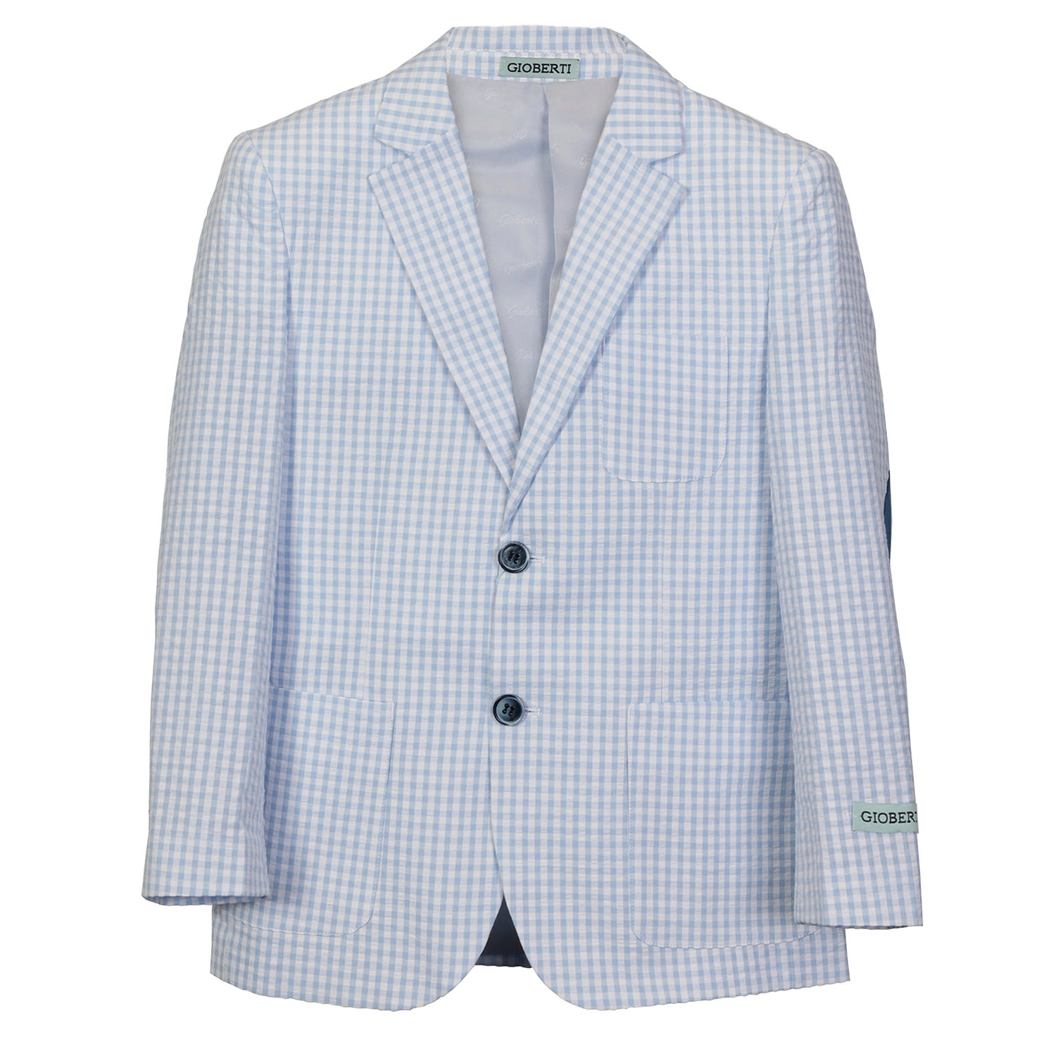 Gioberti Boy's Seersucker Blazer Jacket
