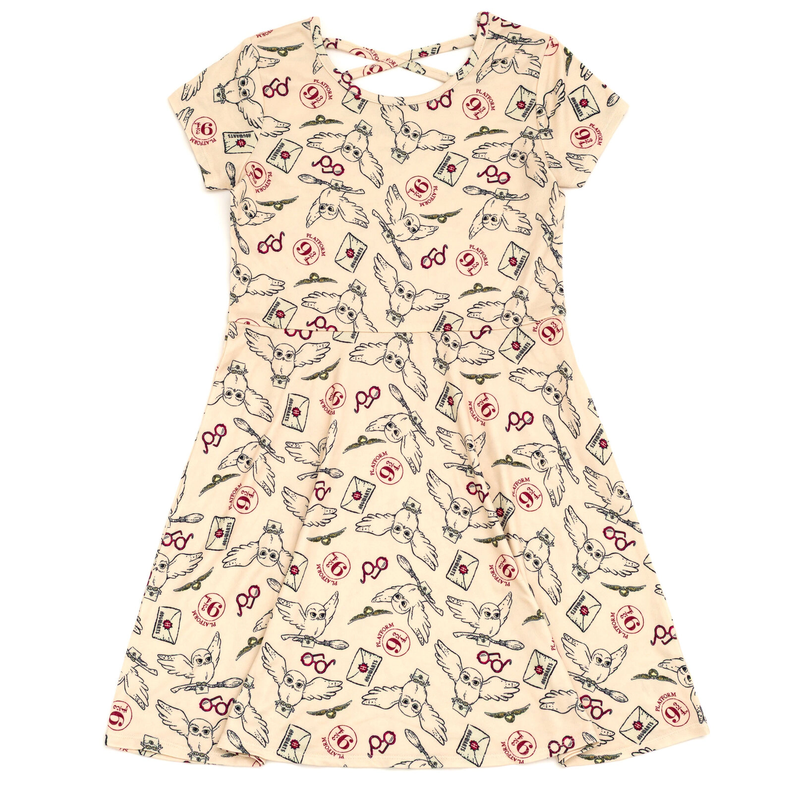 Harry Potter Hedwig Girls' 2-Pack Skater Dresses