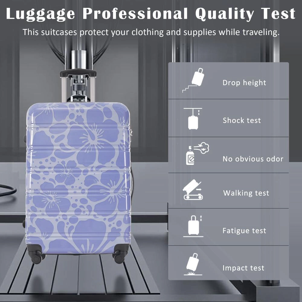 Hivvago Hardshell Luggage Sets 3 pcs Spinner Suitcase with TSA Lock Lightweight-20'+24'+28' Luggages