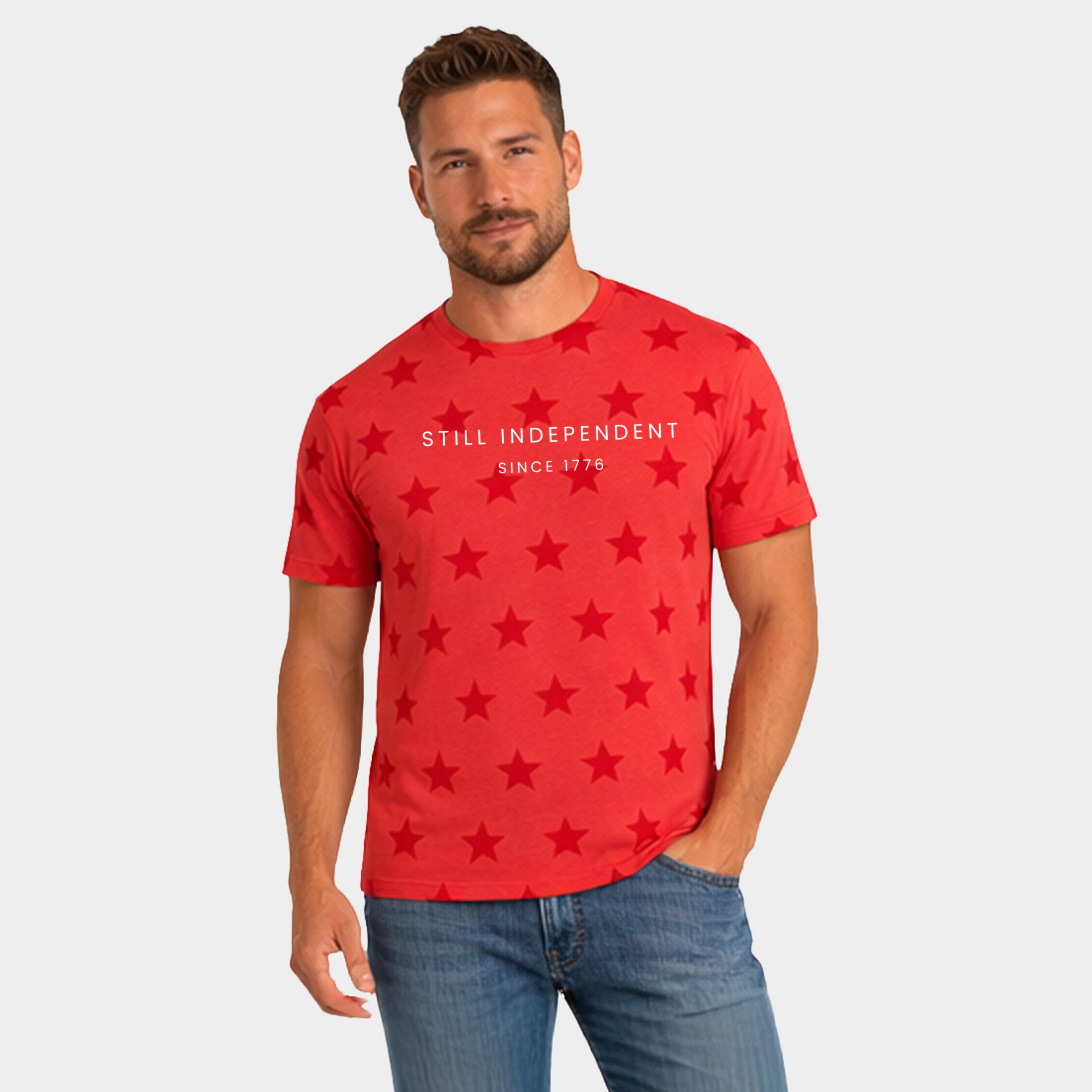 Simply Sage Market - Men's Short Sleeve Star Tee Still Independent Since 1776