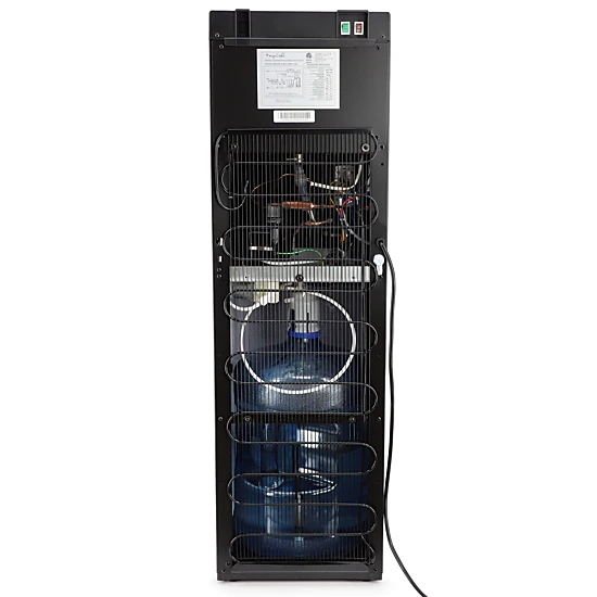 MegaChef Bottom Load Hot and Cold Water Dispenser in Black