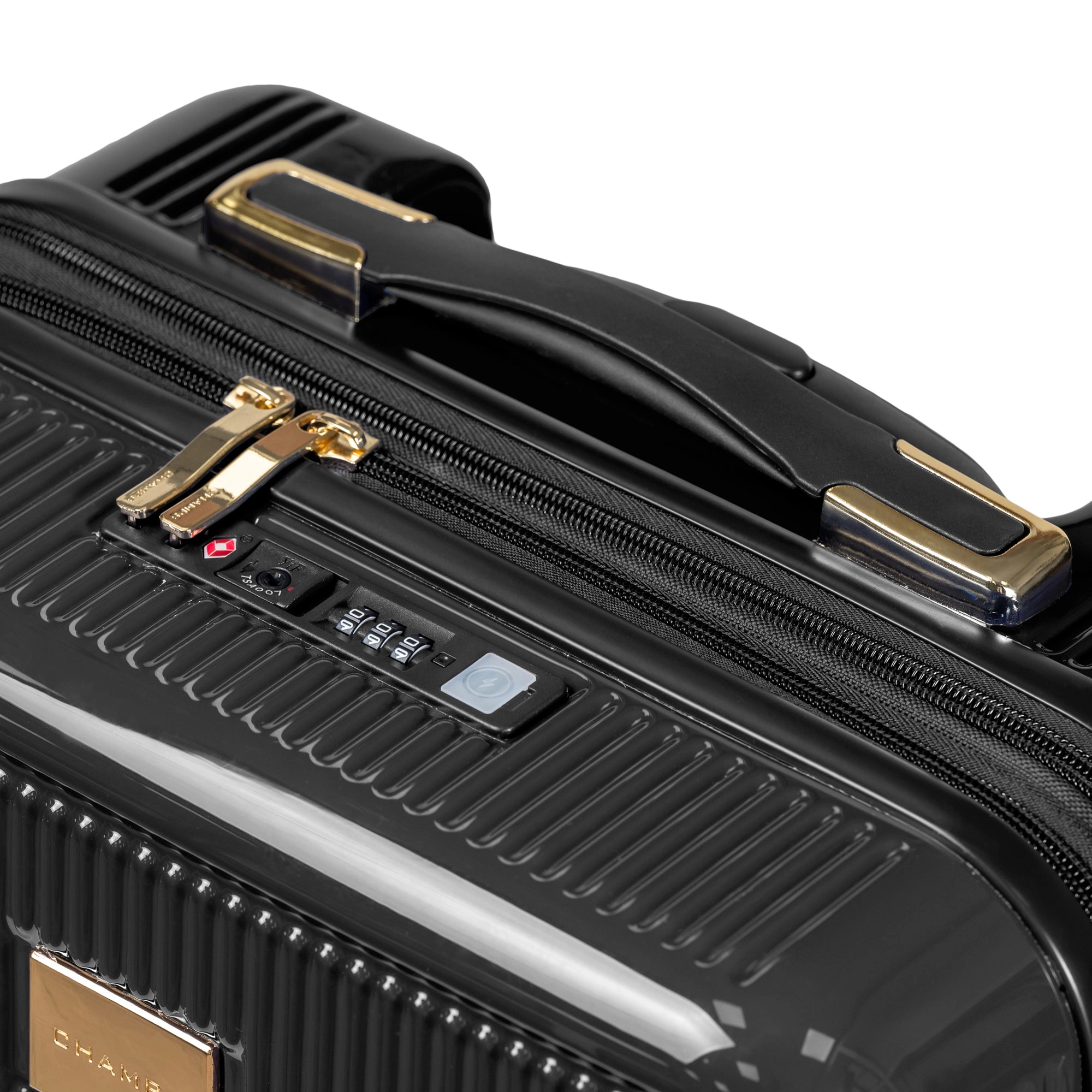 CHAMPS Luxe Collection 3-piece Hardside Luggage Set