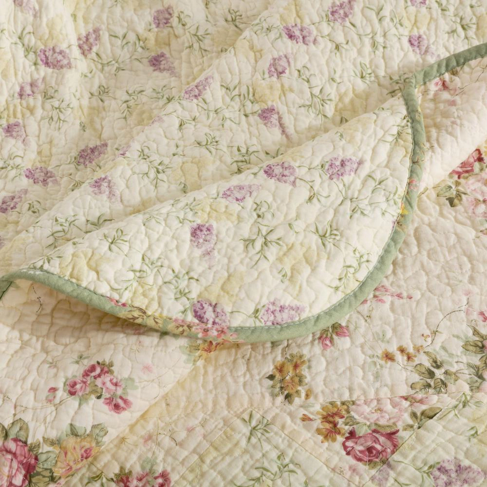 Greenland Home Fashion Bliss Quilt And Pillow Sham Set 2 Piece